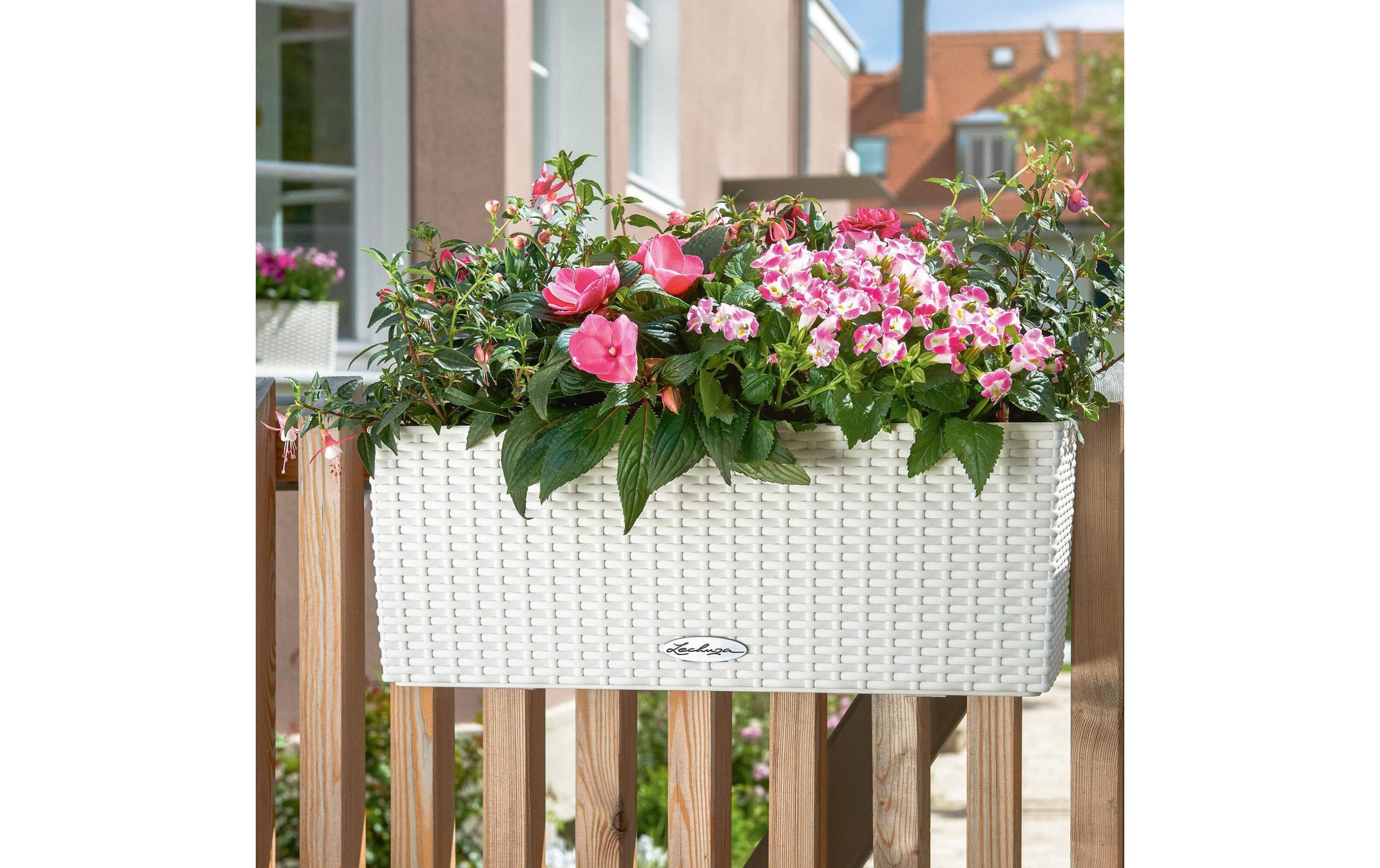   Blumentopf »Lechuza Balconera Cottage 50 Weiss«