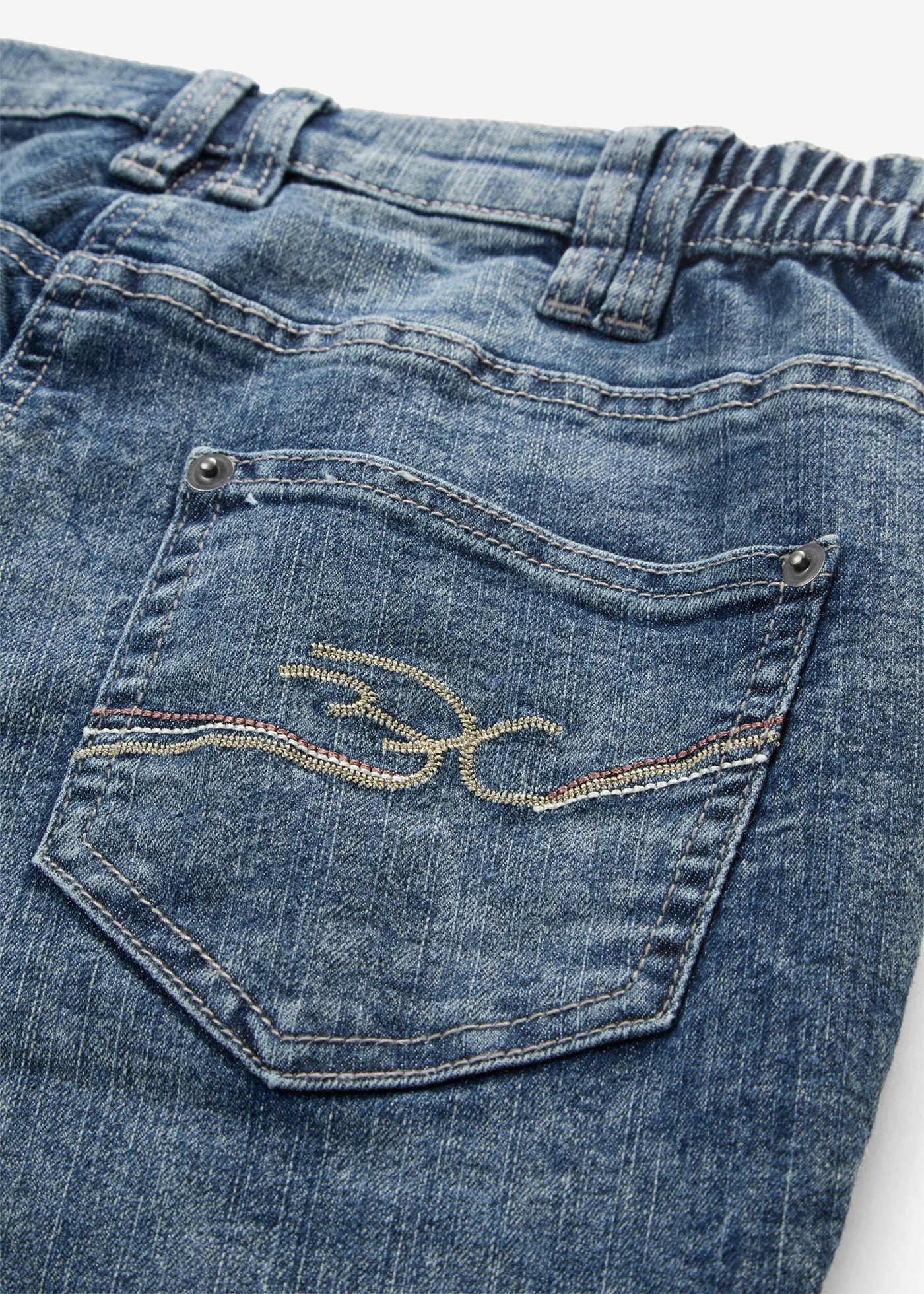 bonprix Jeans capri 1 figurformende Passform, Regular Fit, mit Komfort-Stretch
