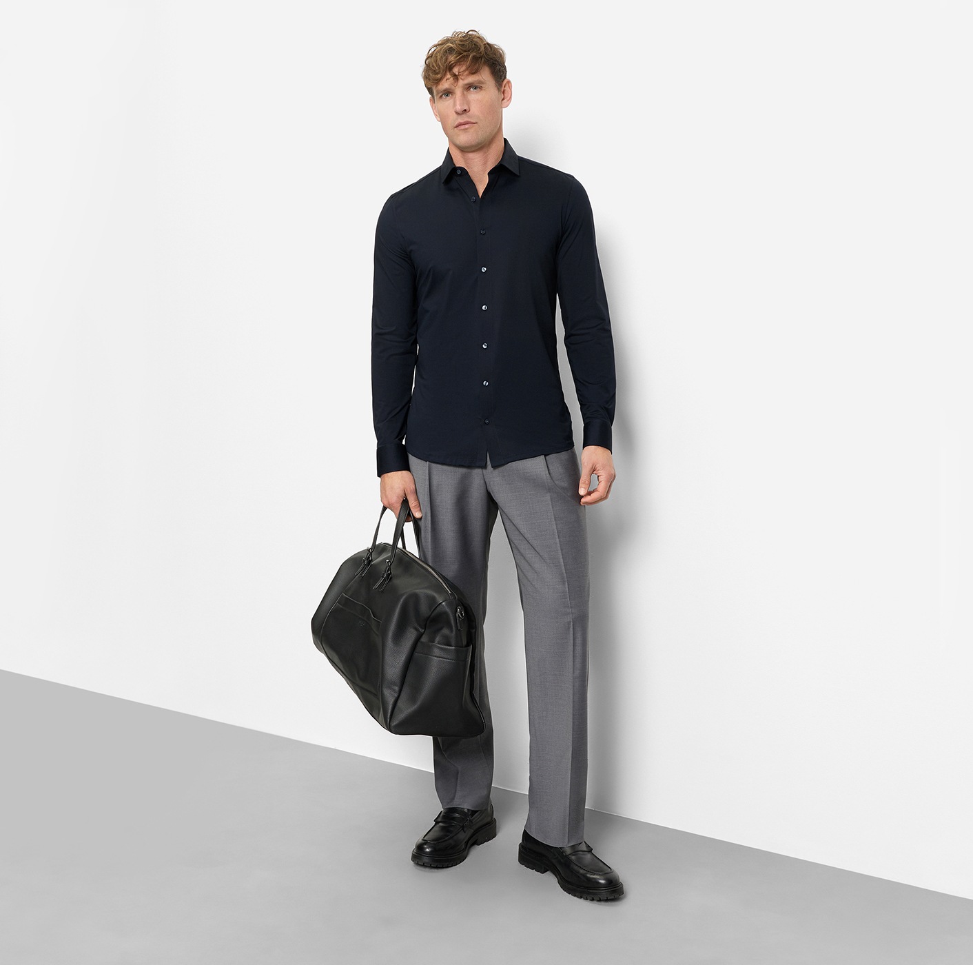 OLYMP Chemise à manches longues »Level Five 24/Seven« Atmungsaktiv, Jersey, sehr dehnbar, body fit, Modern Kentkragen