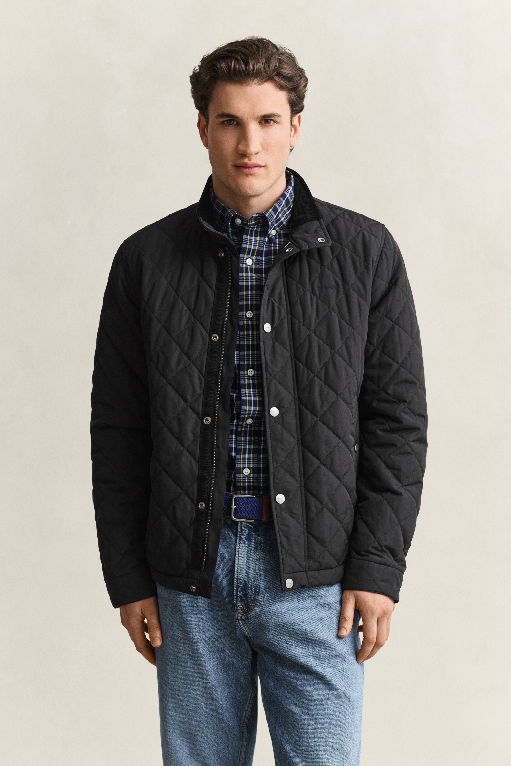 Gant Veste matelassée »CLASSIC QUILTED JACKET« sans capuche coupe régulière avec col montant