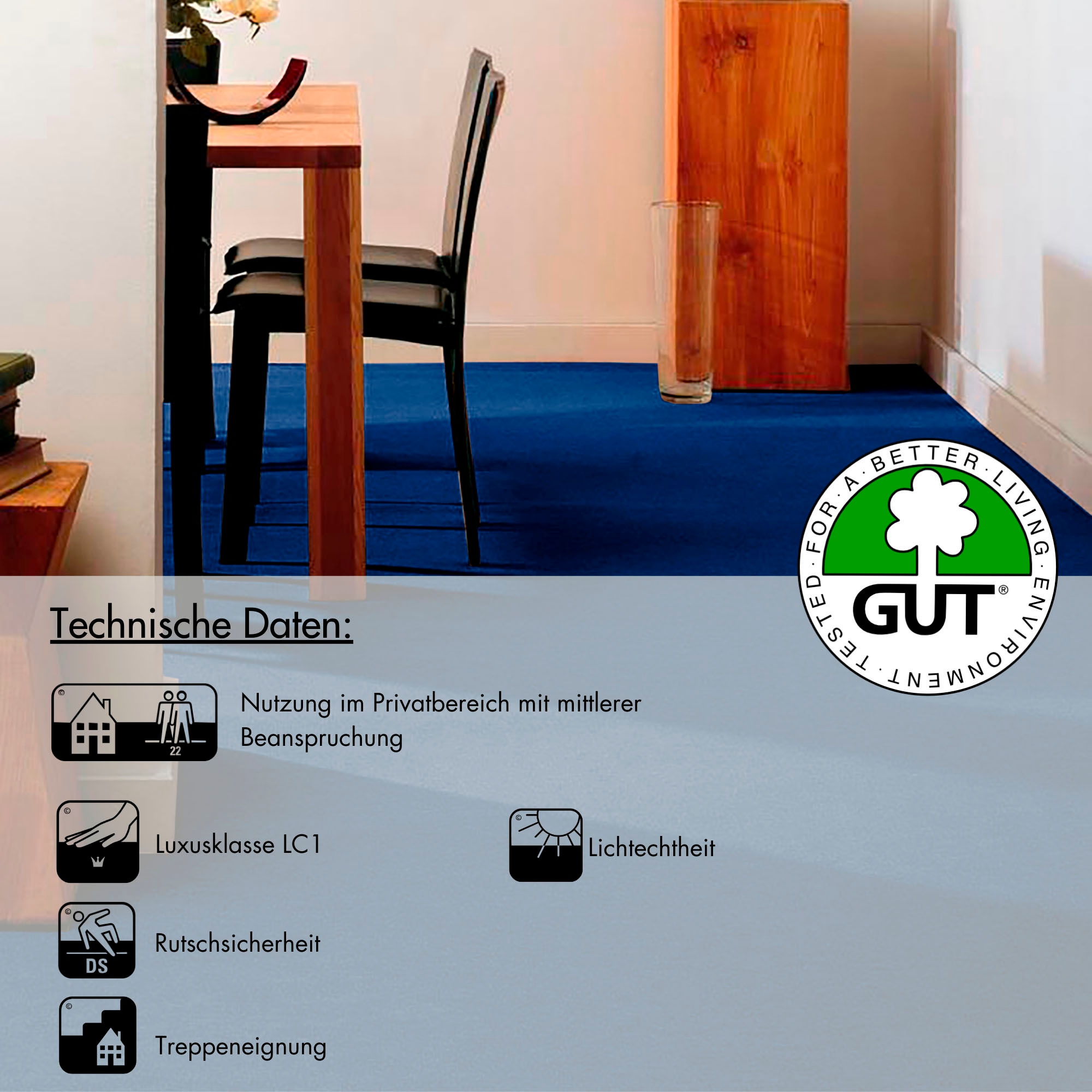 Andiamo Teppichboden »Sina, Velours, Made in Belgium« rechteckig 6 mm Höhe Uni Farben, Breite 400 cm, strapazierfähig, pflegeleicht, Wohnzimmer