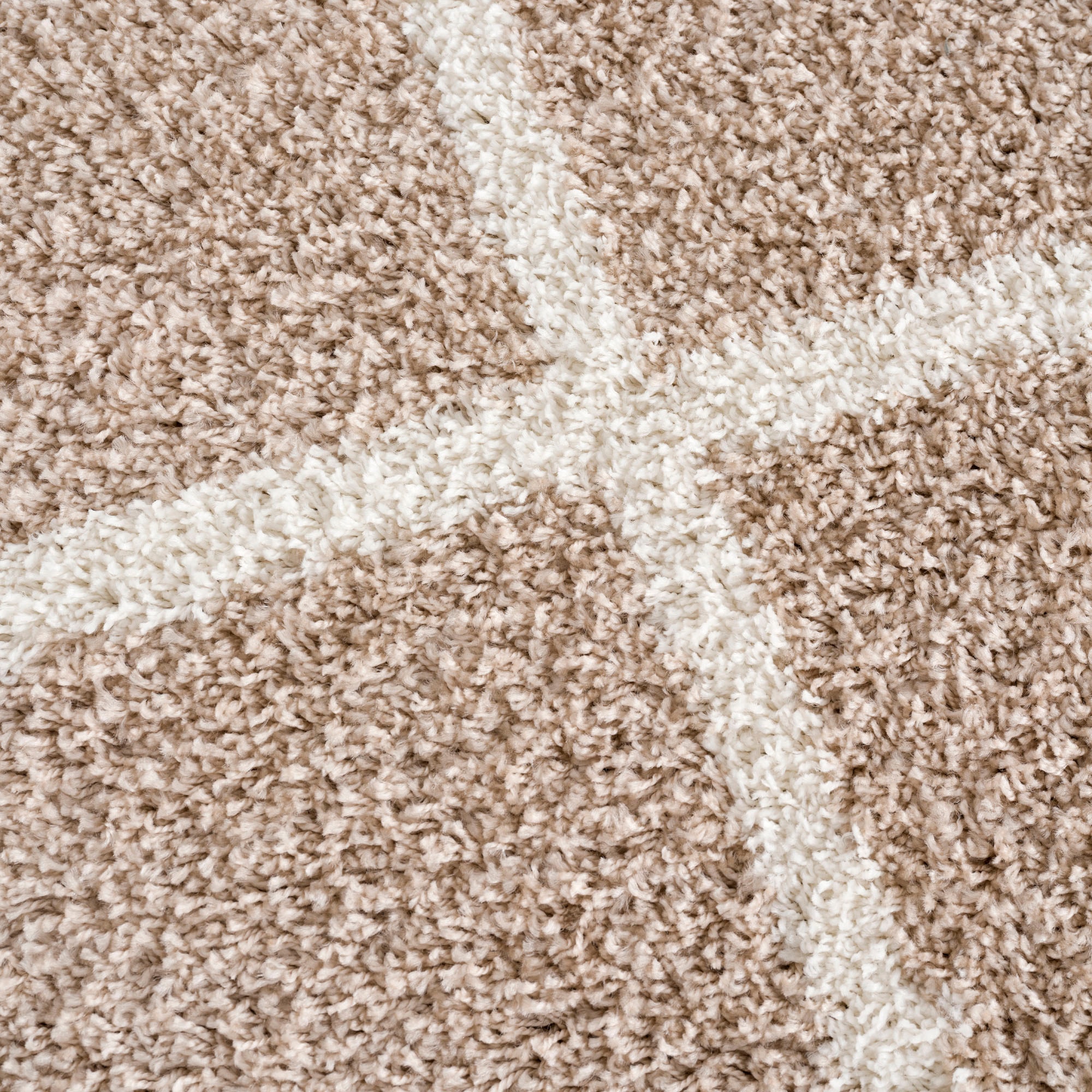 Sanat Tapis à poils longs »Madrid« Rond 30 mm Höhe Wohnzimmer, Langflor, Shaggy Teppich