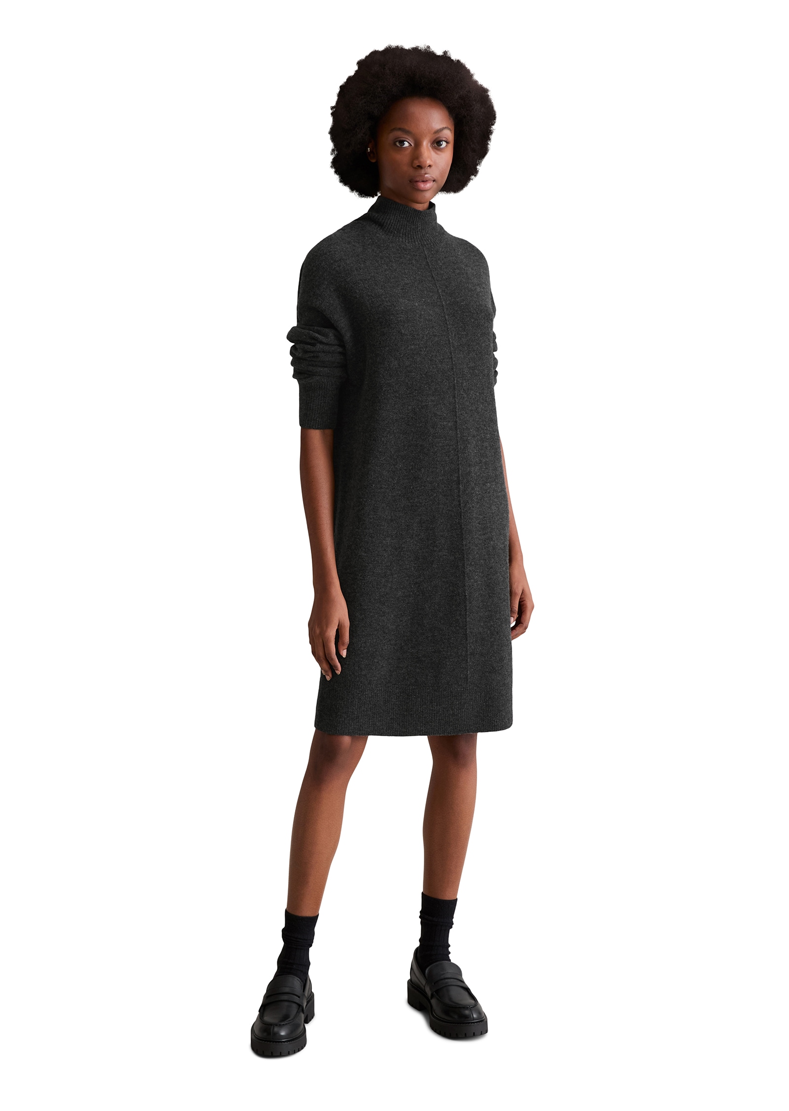 Marc O'Polo DENIM Robe en tricot softer Woll-Mix, regular fit