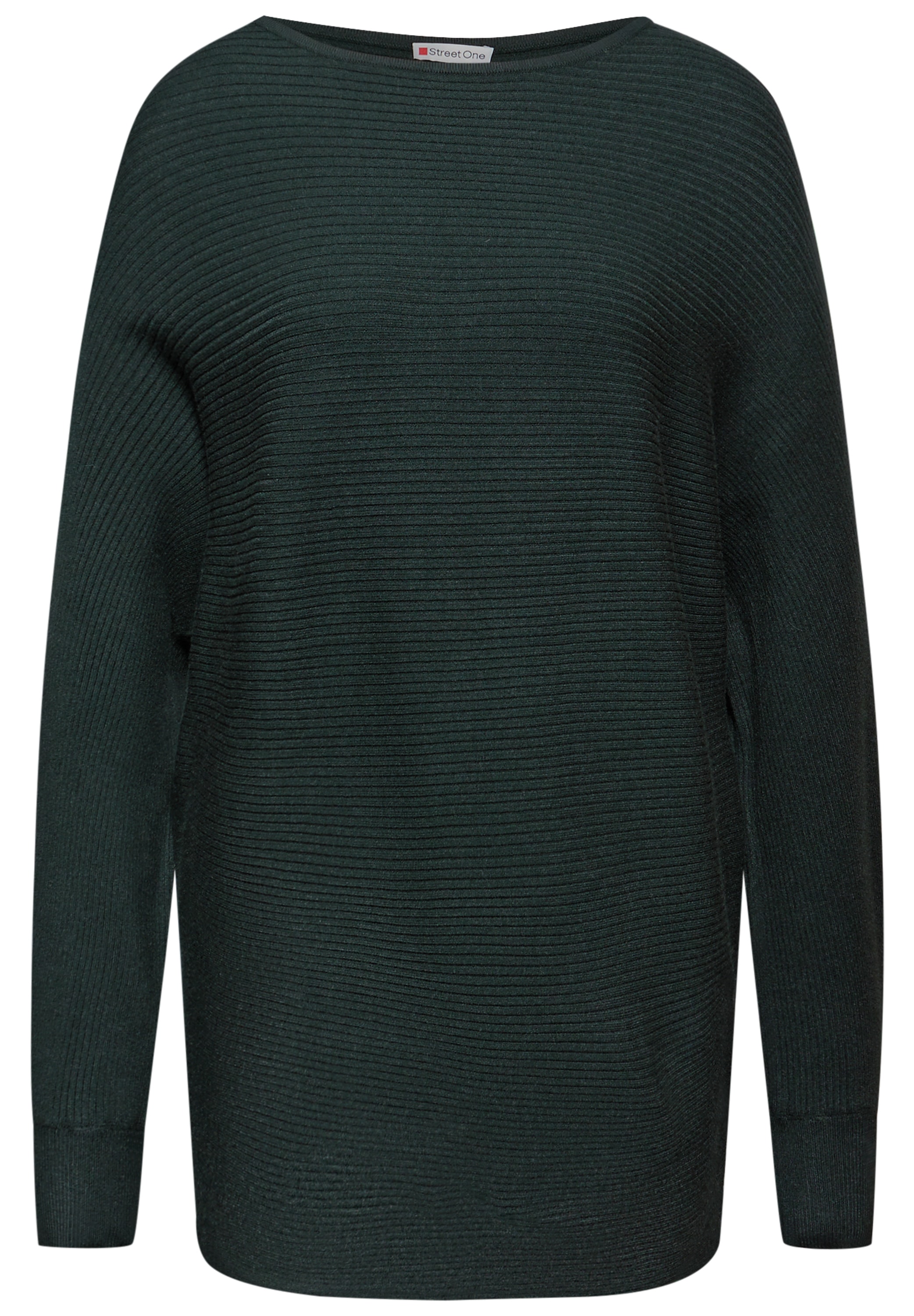 STREET ONE Pull en tricot avec texture fine et coupe ample