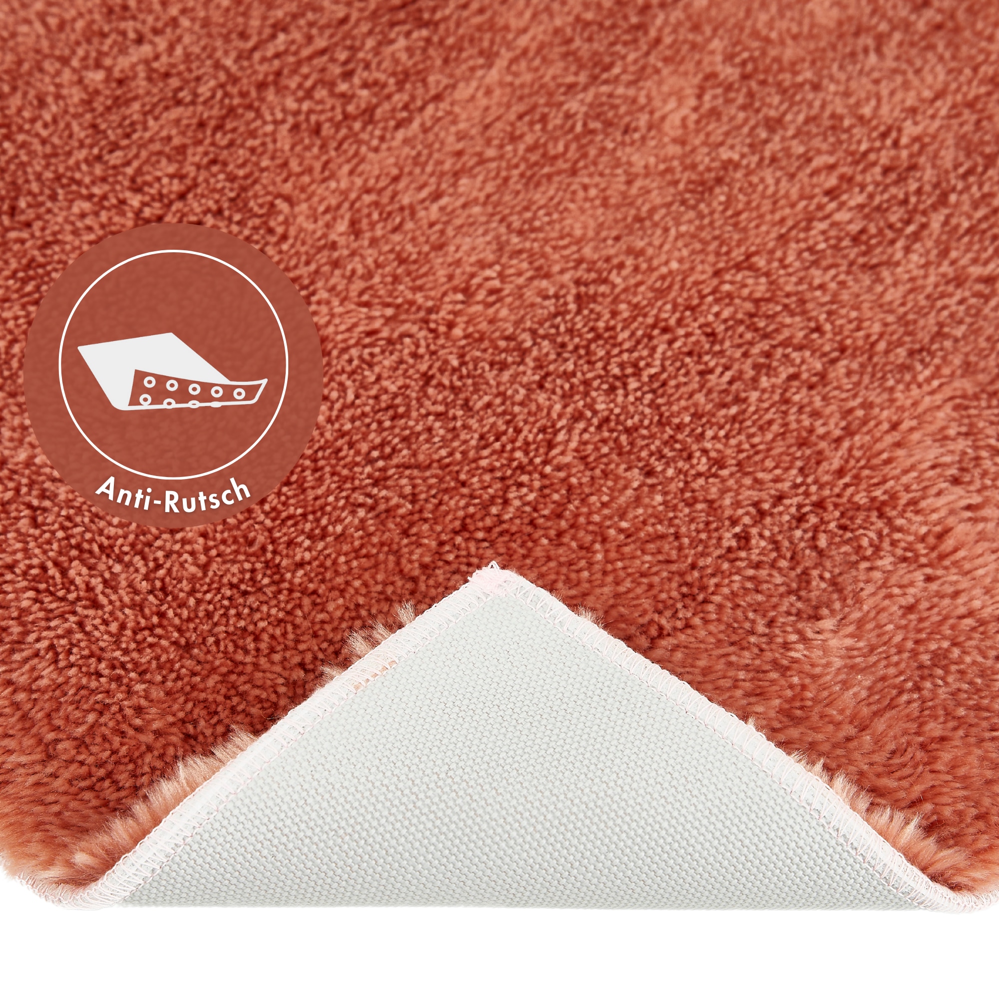 Andiamo Badematte »Florida« Höhe 23 mm rutschhemmend beschichtet fussbodenheizungsgeeignet | schnell trocknend Uni Farben, besonders weich, auch als 2er Set erhältlich