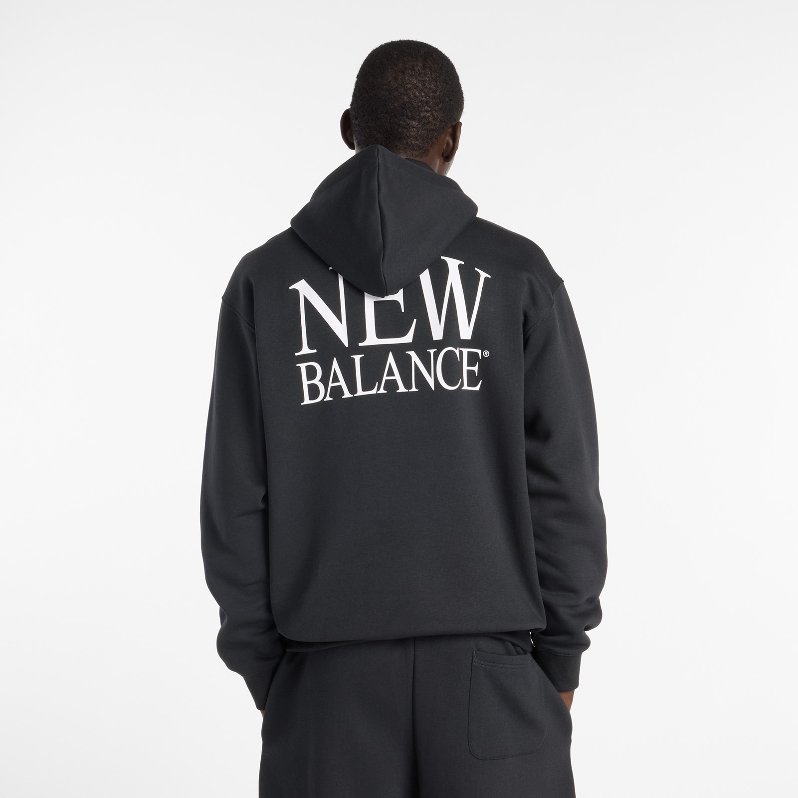 New Balance Sweat à capuche , mit Kordelzug an der Kapuze, mit Kängurutasche, in Fleece-Qualität
