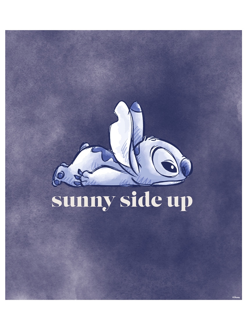 Komar Image »Stitch Sunny Side Up« Disney 1 cuis tlg. tableau mural décoratif pour chambre d'enfant - sans cadre