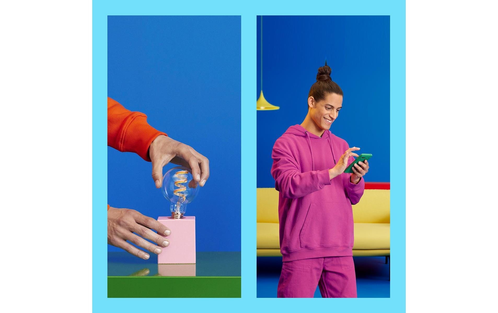 WiZ Lampe LED intelligente »6.3W 40W E27 A60«