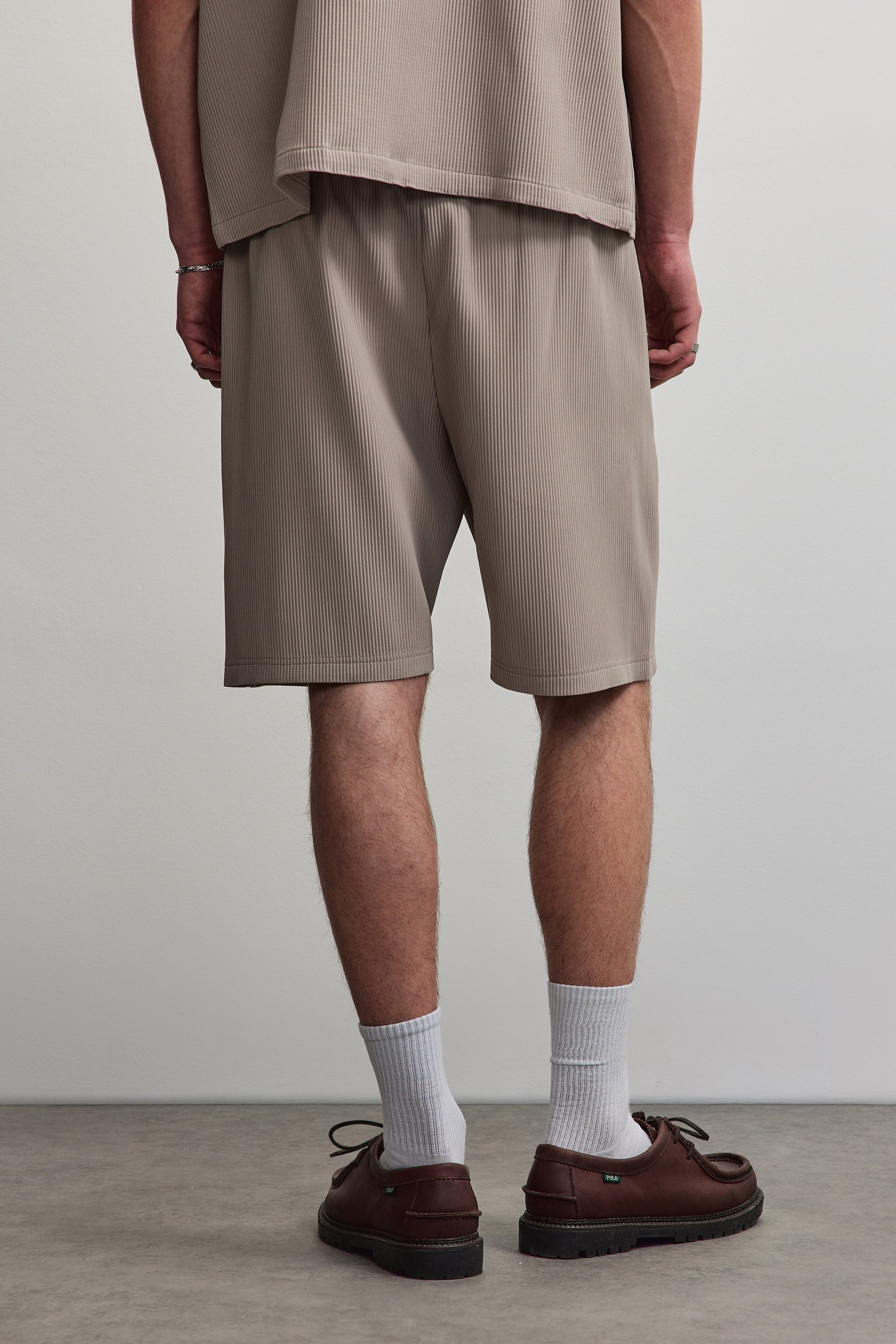 PEGADOR Short »TROY PLISSEE SHORTS«  Baumwollmischung, regular fit