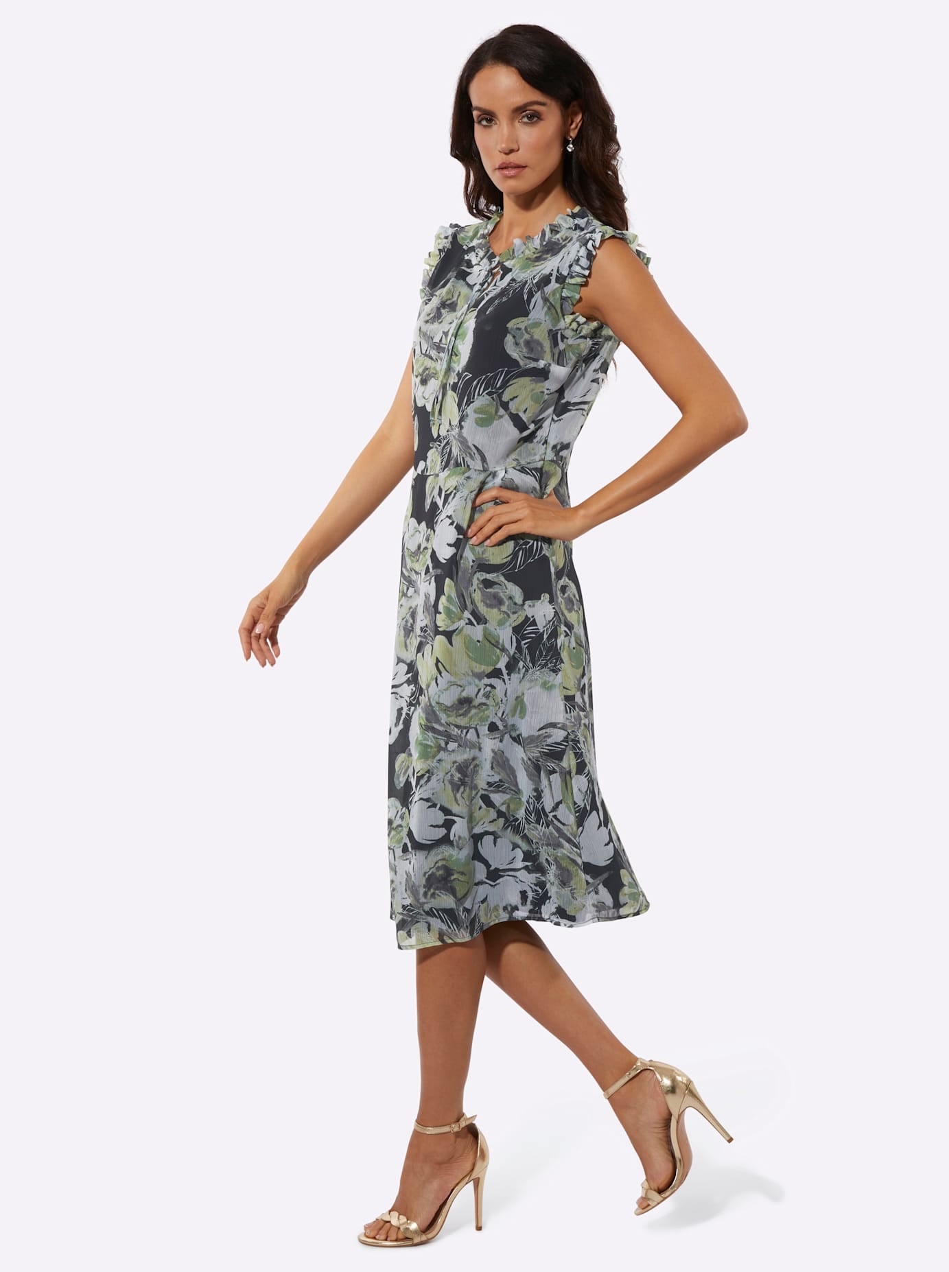 creation L Robe imprimée »Chiffon-Kleid«