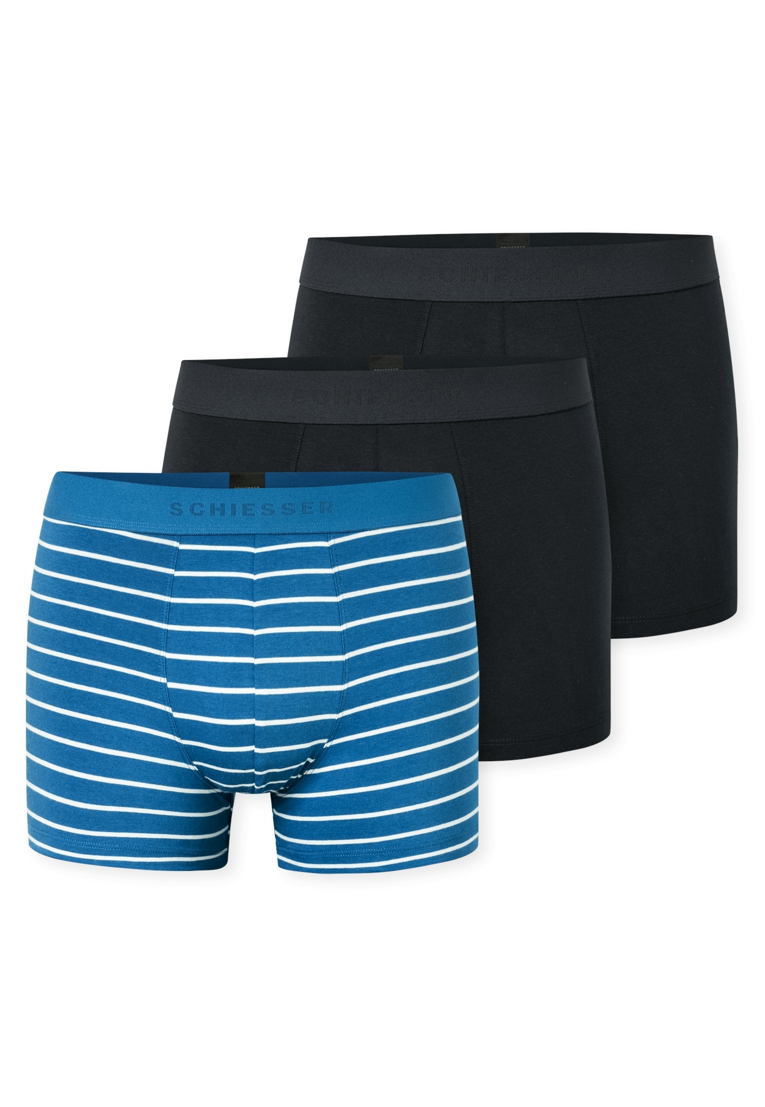 Schiesser Boxer »95/5 Multipacks« sans braguette, ceinture élastique tissée avec logo douce