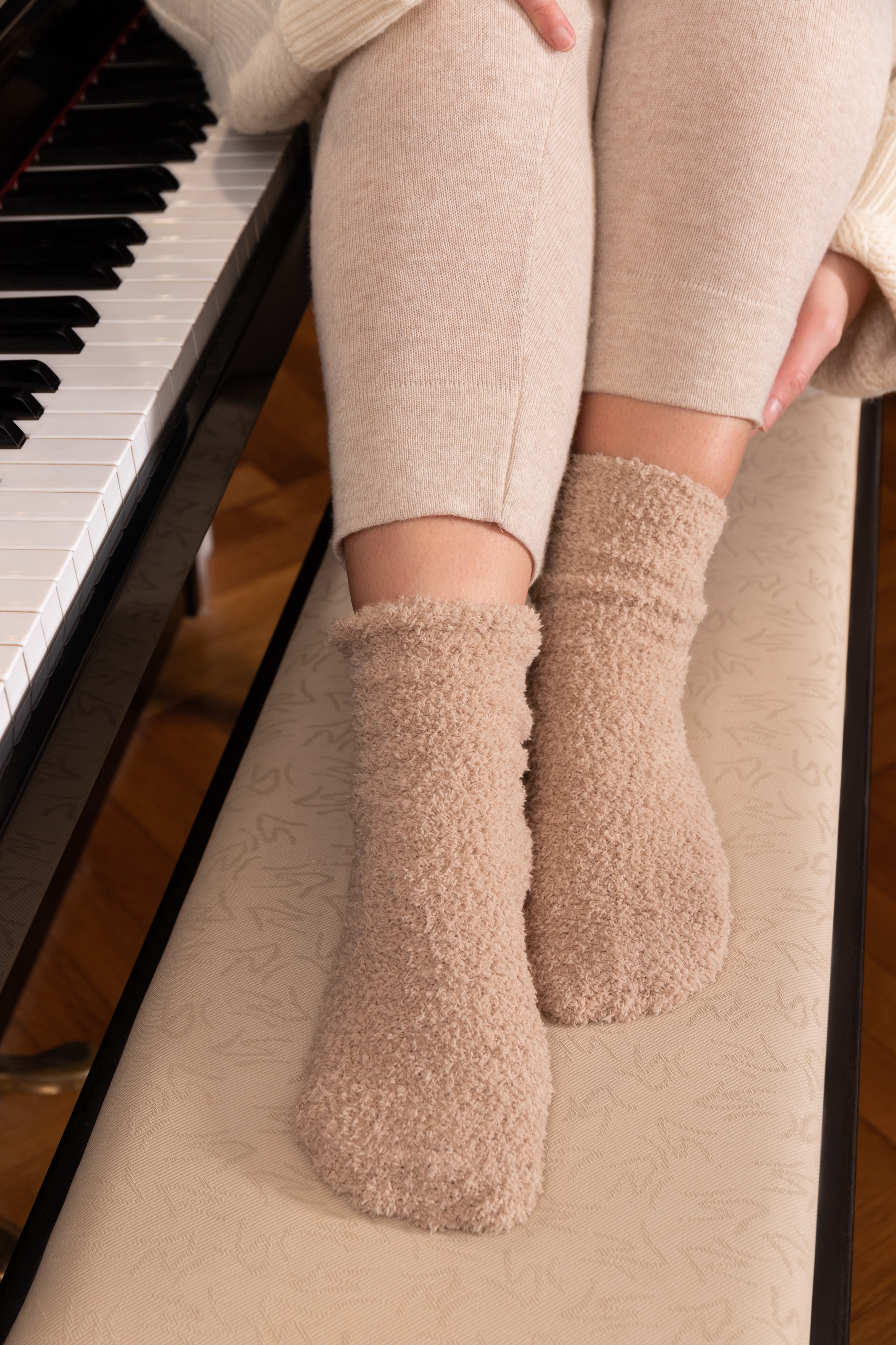 Camano Kuschelsocken »warm & cozy« 4 Paar, 4 Paar tlg. bequem, weich, soft, kein Einschneiden, winter warm cozy