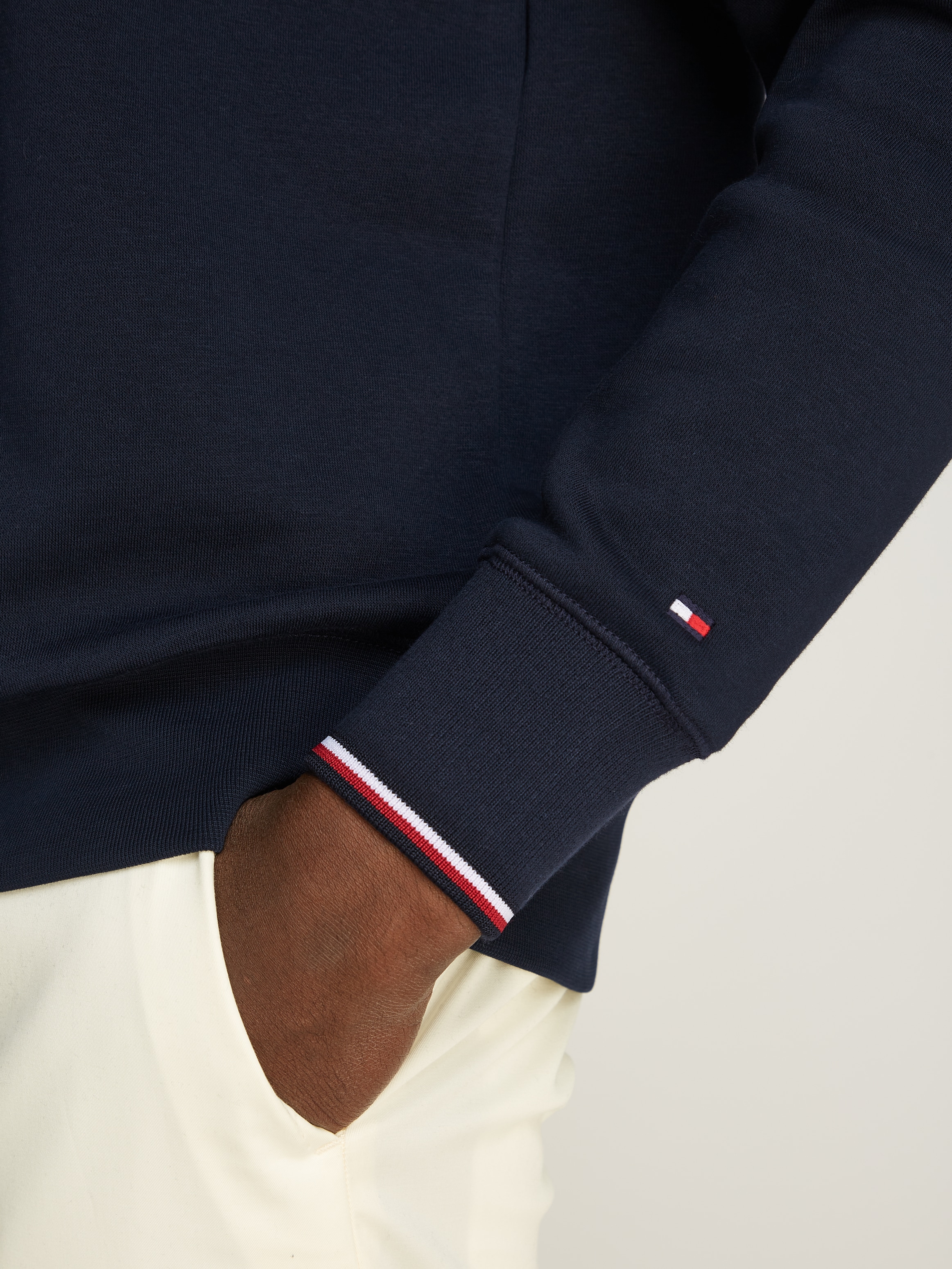 Tommy Hilfiger Sweatshirt »TOMMY LOGO TIPPED CREWNECK«