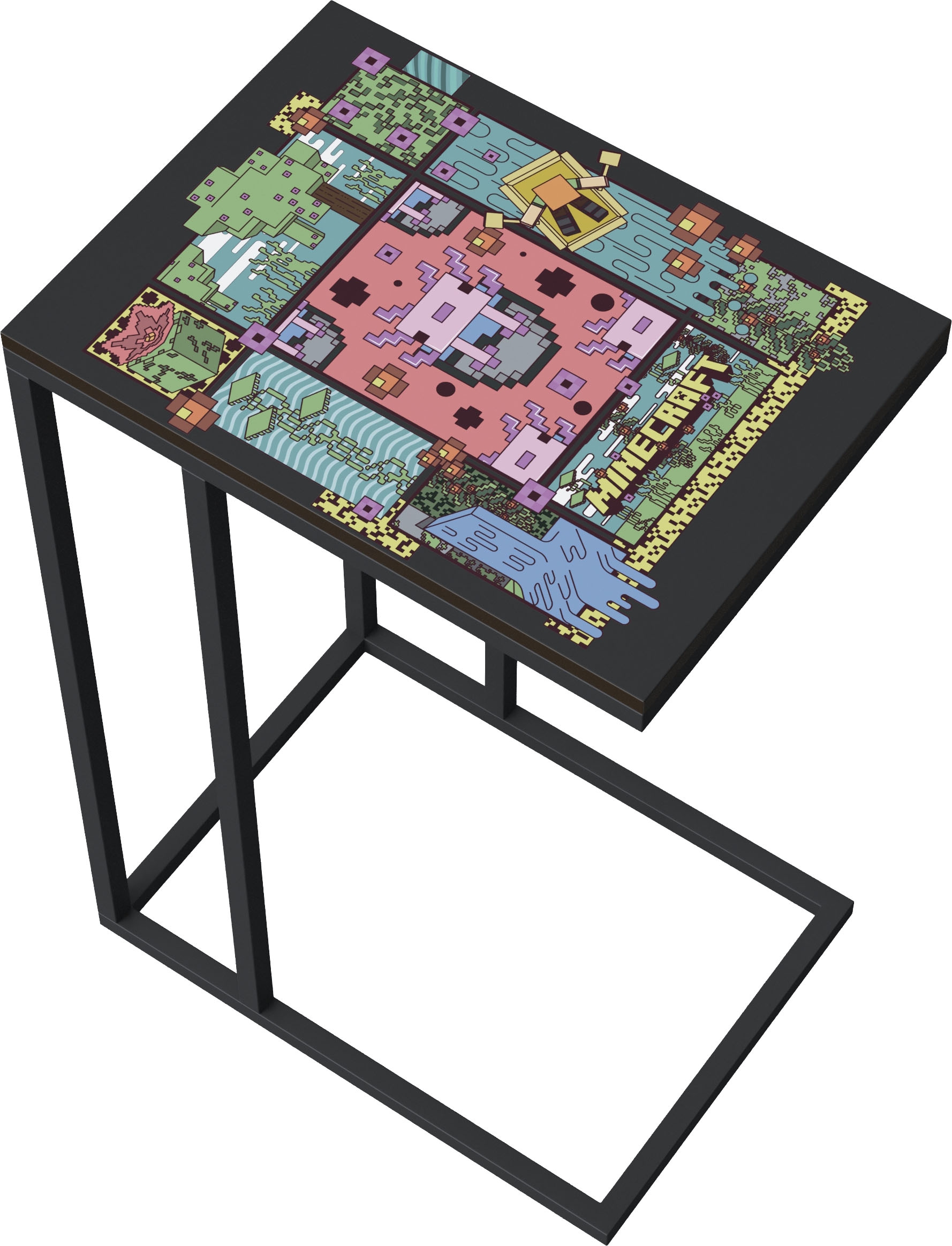 Phoenix Table d'appoint parfait pour fauteuils gaming