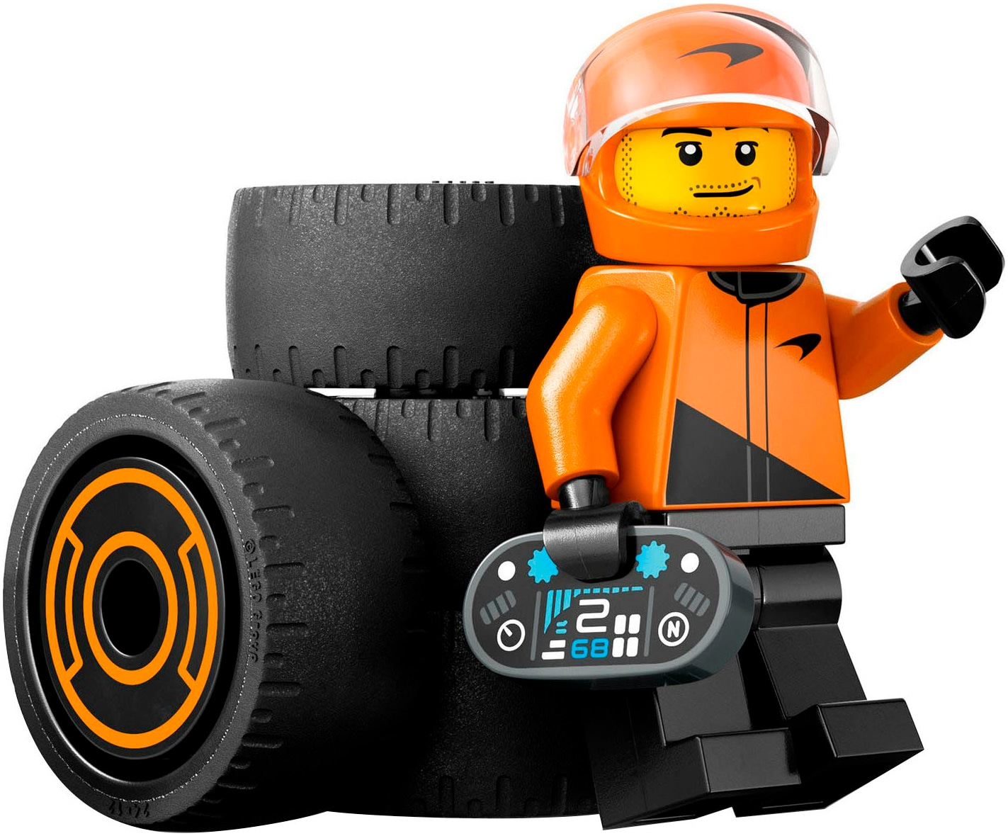 LEGO® Pions de construction »F1® Rennfahrer mit McLaren Rennauto (60442), LEGO City« Made in Europe