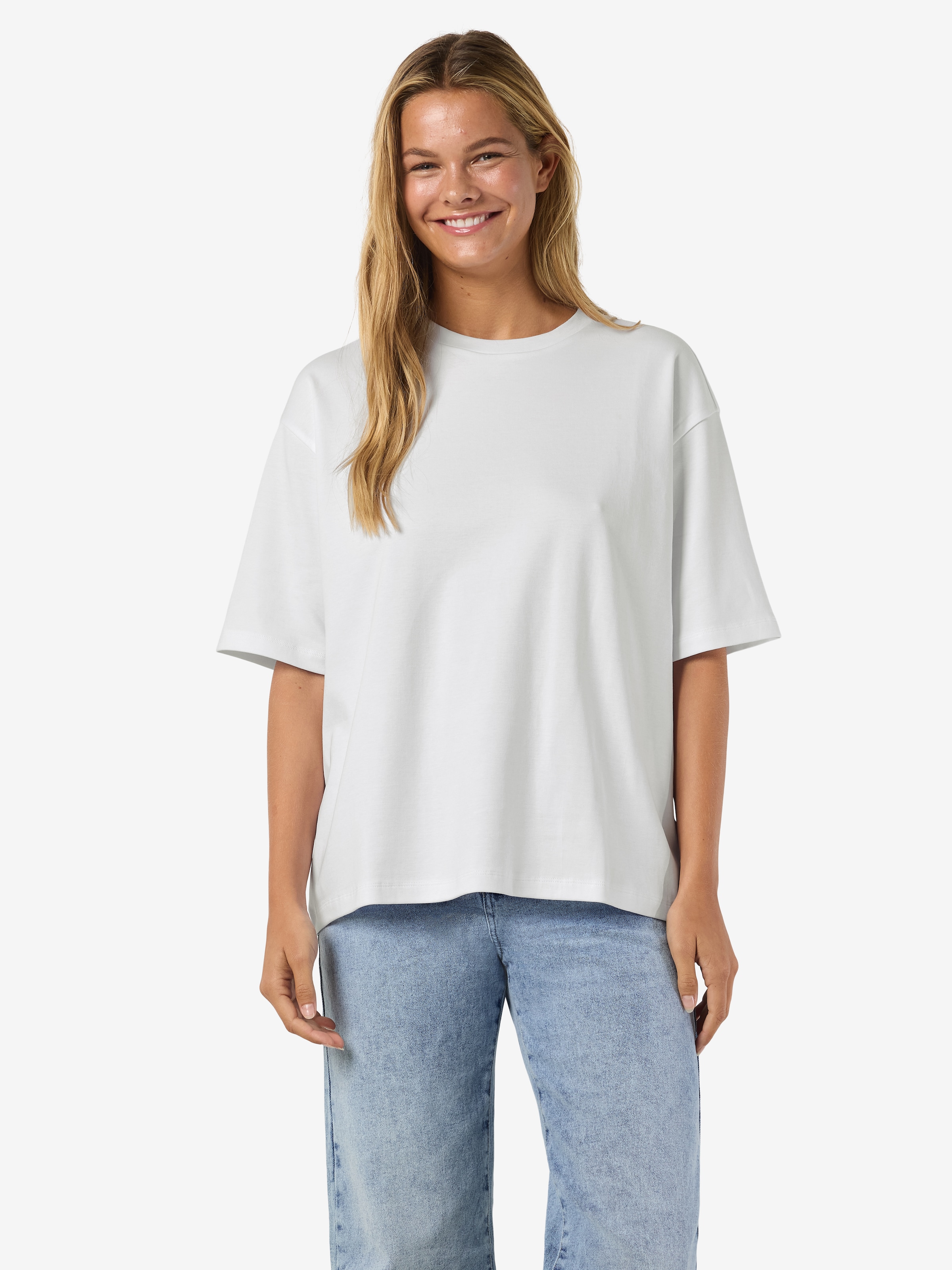 Noisy may Kurzarmshirt »NMKIM S/S T-SHIRT JRS NOOS« Baumwolle, regular fit