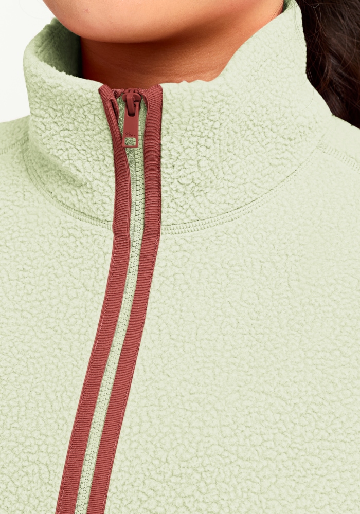 Jack Wolfskin Pull en polaire »LITE CURL HZ W«, à col montant, en polyester
