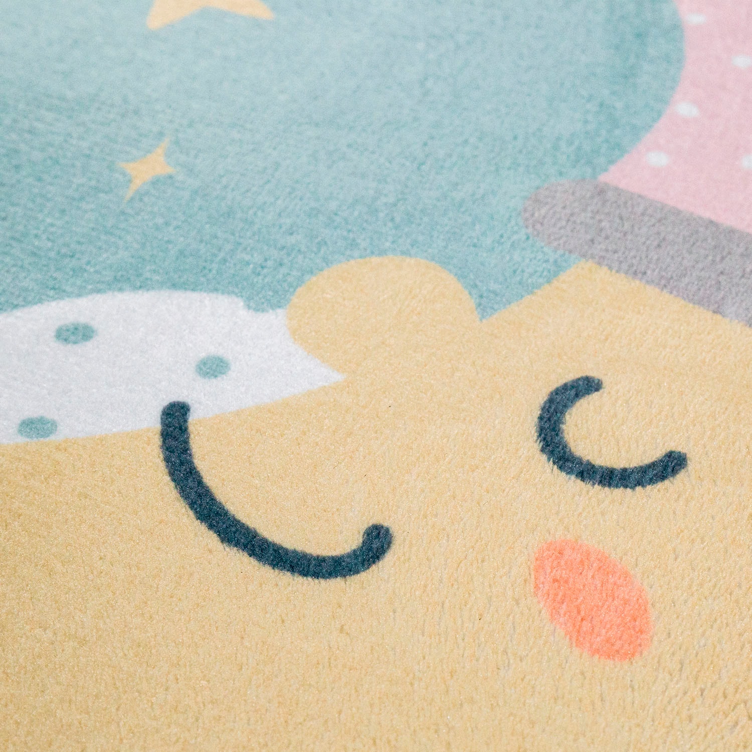 Paco Home Kinderteppich »Chicos 563« rechteckig 4 mm Höhe Flachgewebe, Spielteppich, Motiv Mond, Kinderzimmer