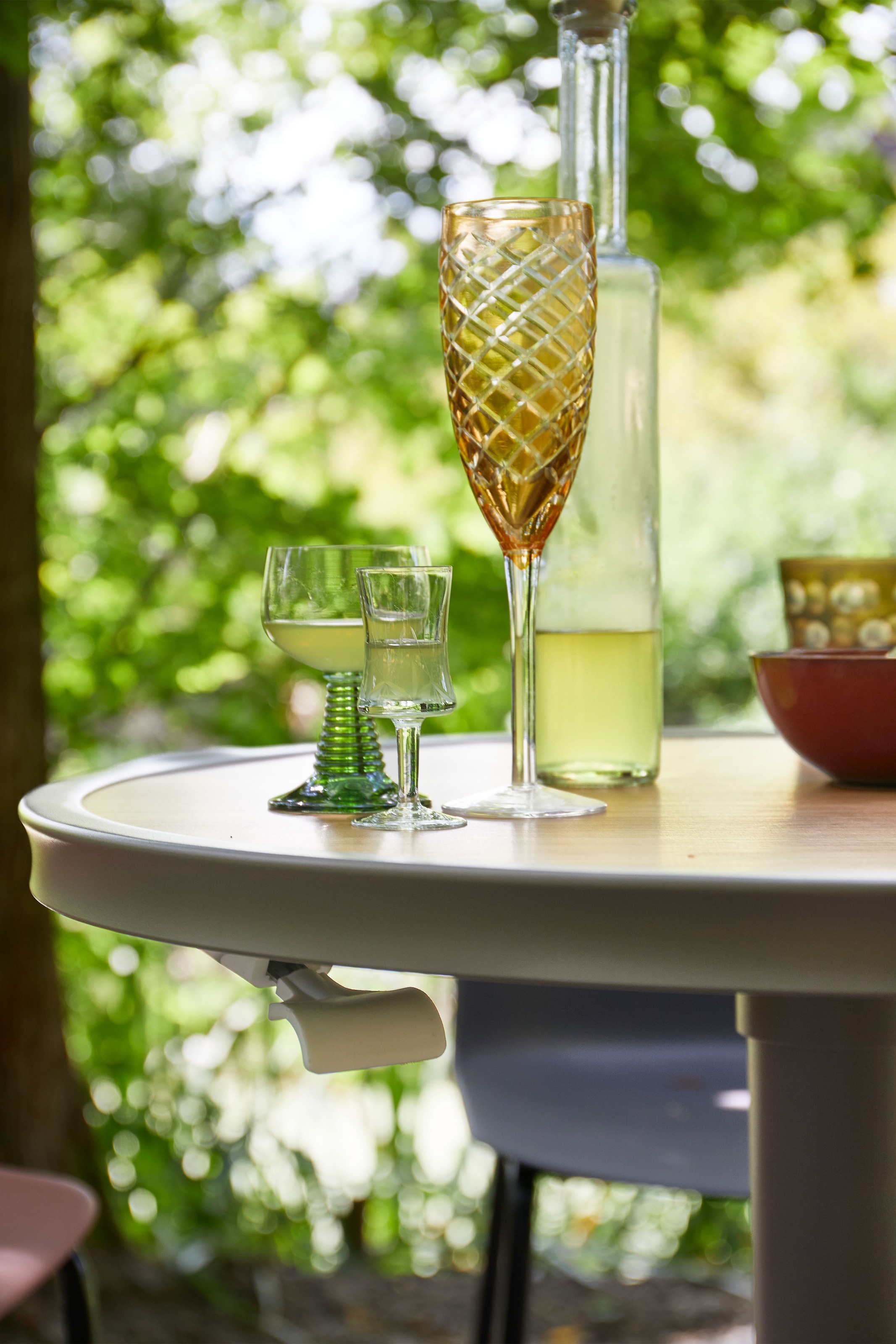 WOOOD Tabouret de bar »Jeppe aus Aluminium höhenverstellbar, B 70 x T 70 x H 72/110 cm« adapté pour l'extérieur, facile à monter, facile d'entretien