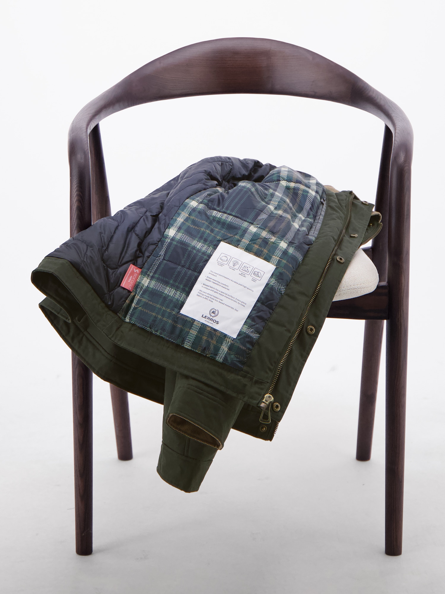 LERROS Blouson »Maskuliner Blouson aus hochwertiger, gewachster Baumwolle« sans capuche