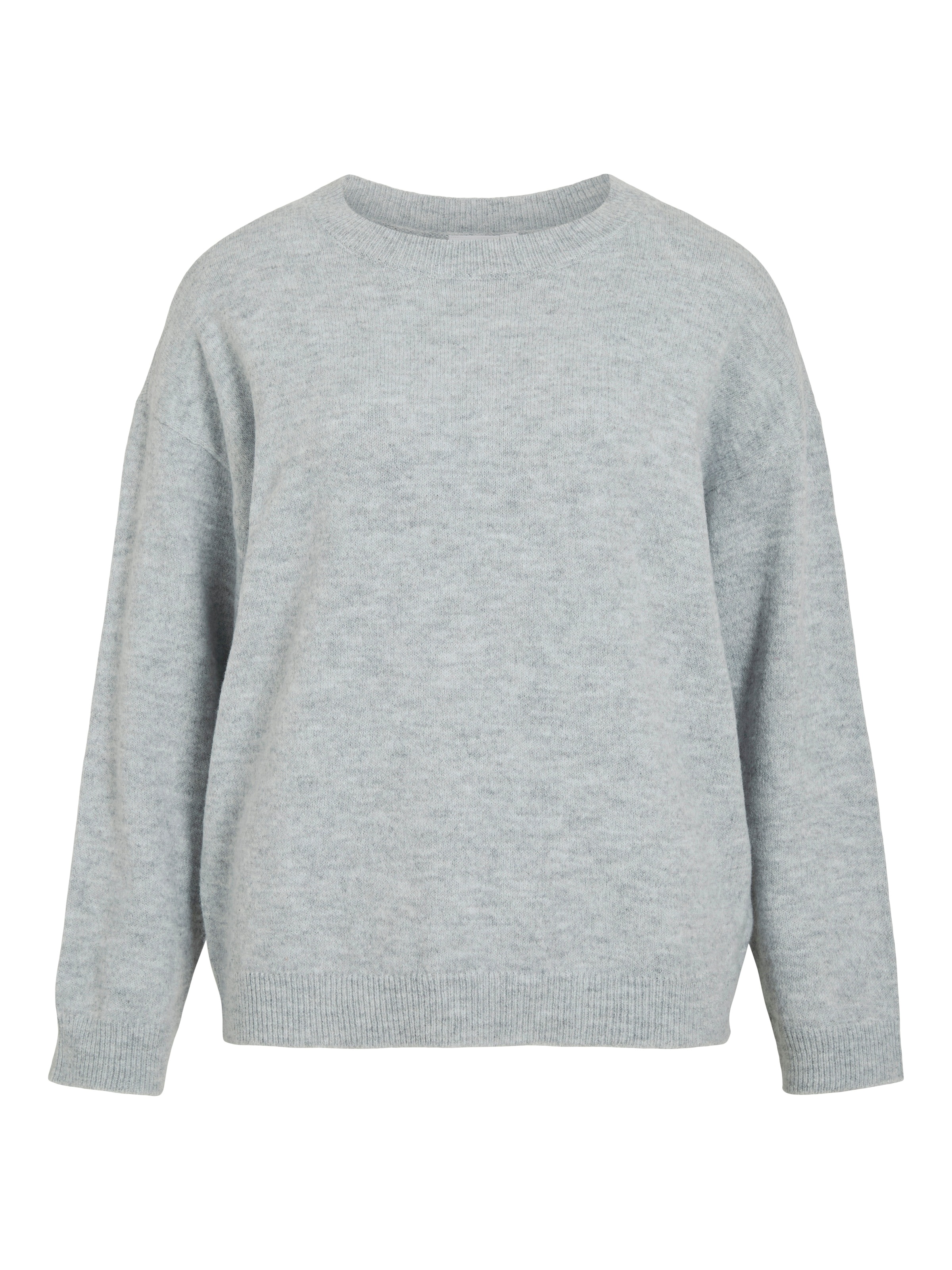 Vila Pull en tricot »VILIGA L/S O-NECK KNIT TOP - NOOS« Materialmix, relaxed fit