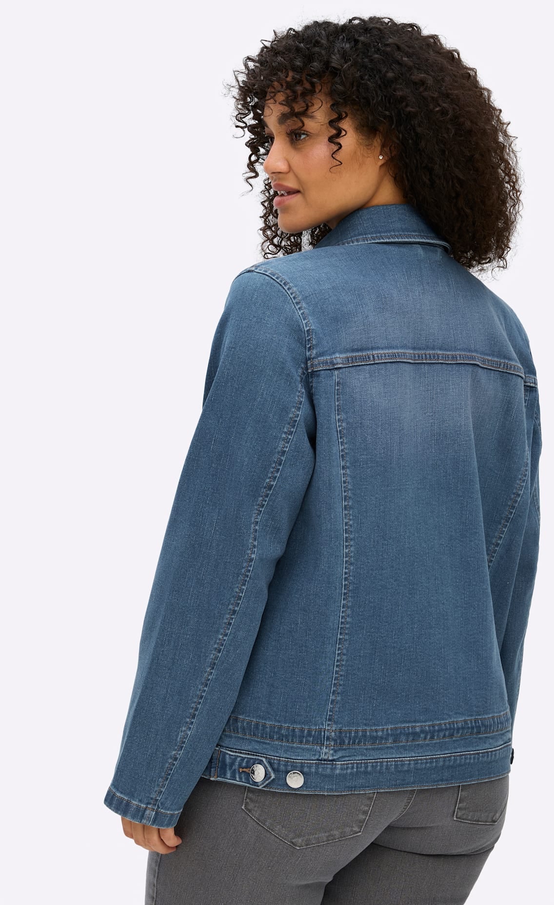 Sheego Blazer en jean »Jeansblazer«