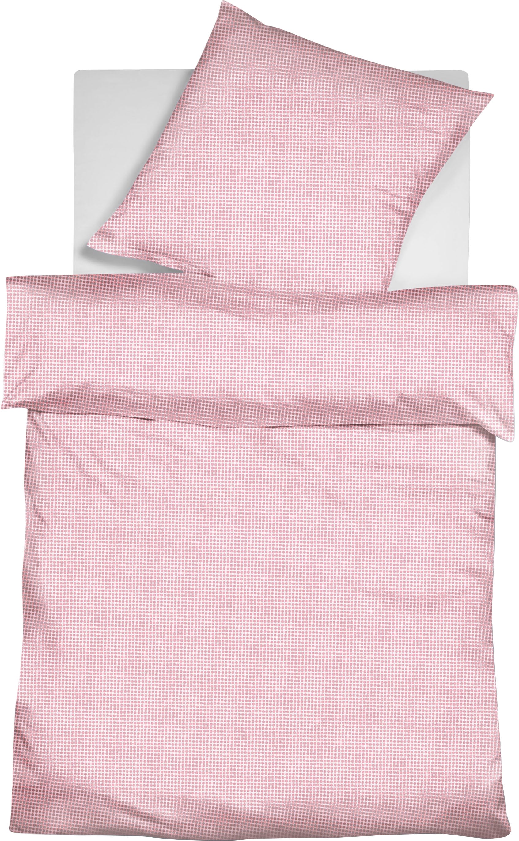 fleuresse Linge de lit »Porto« 2 cuis 100% Baumwolle, in Gr. 135x200, 155x220, 200x200cm, Reissverschluss