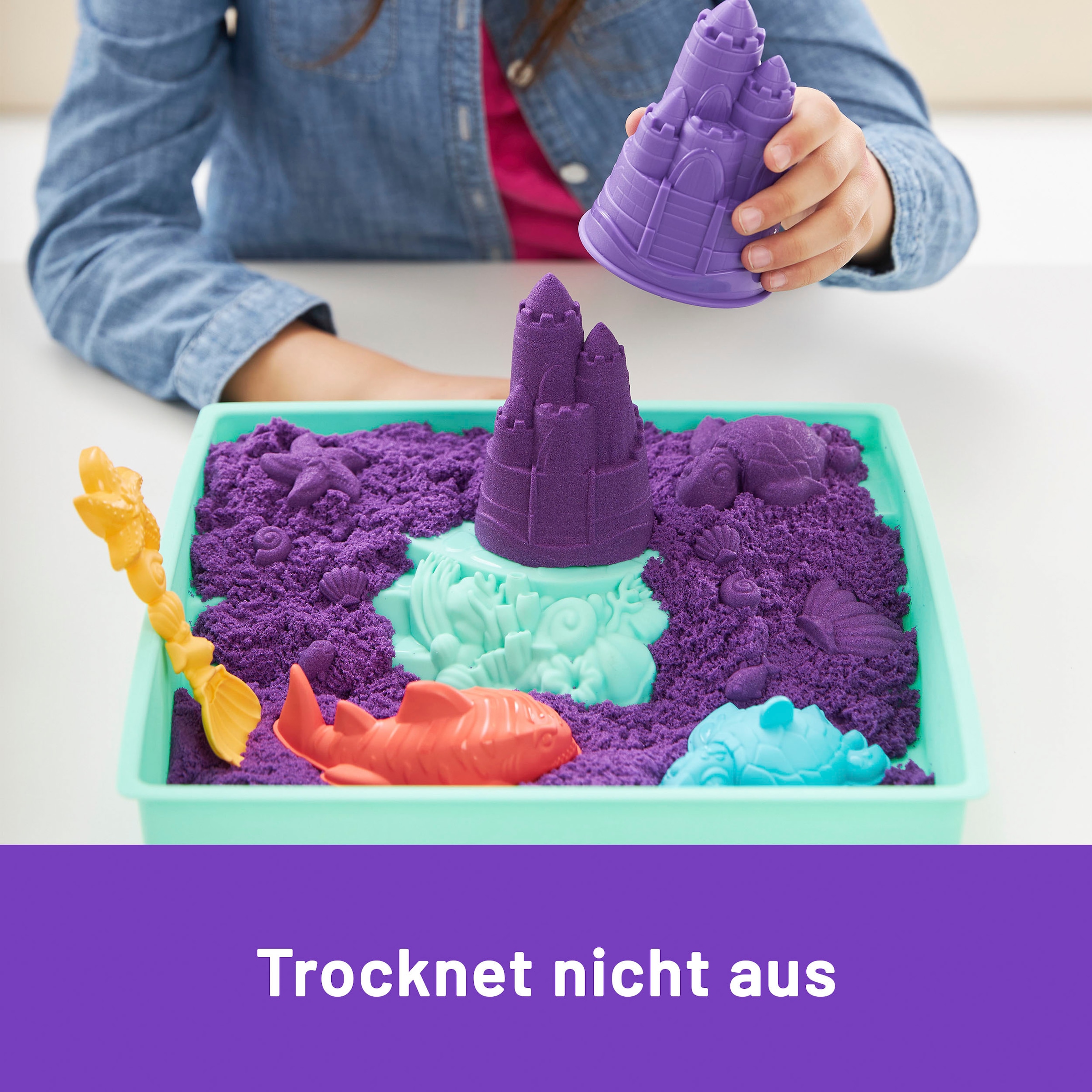 Spin Master Kreativset »Kinetic Sand - Box 454 g - Lila«