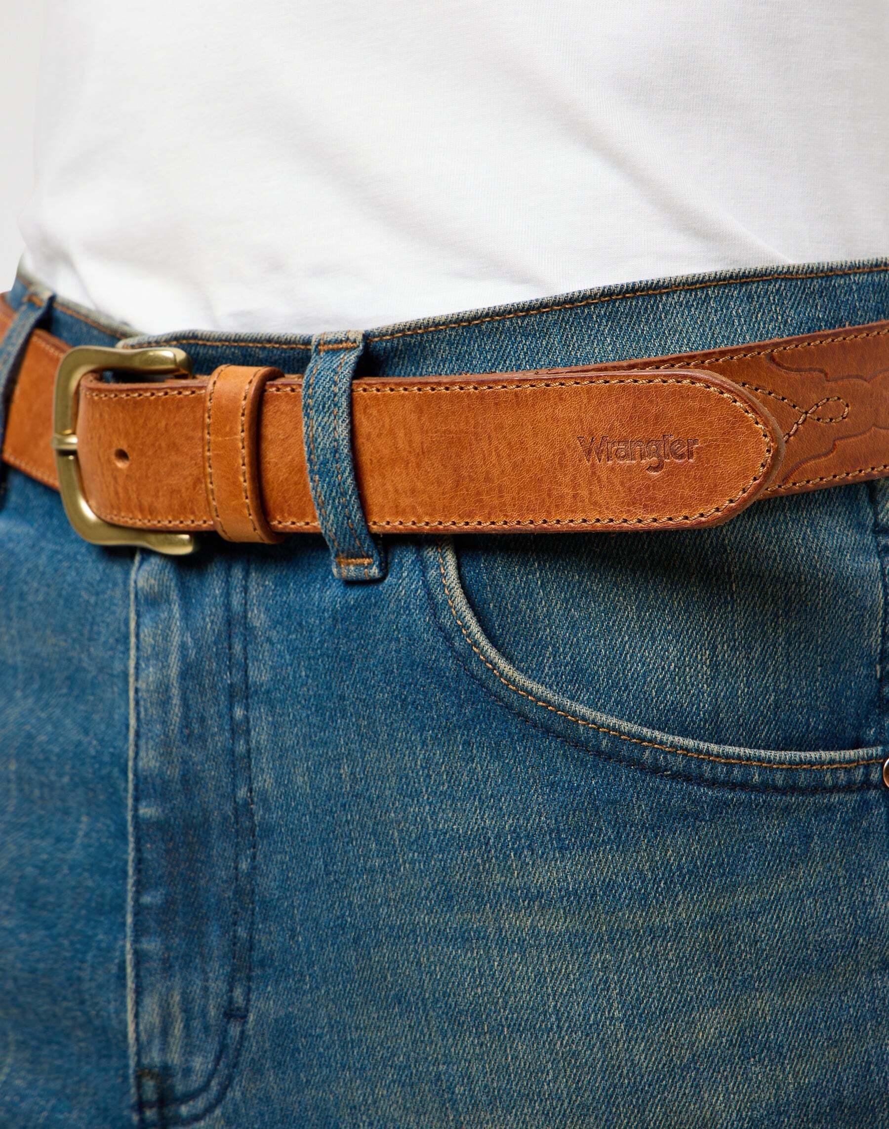 Wrangler Ceinture de hanche »WRANGLER Gürtel Western Stitch Belt«