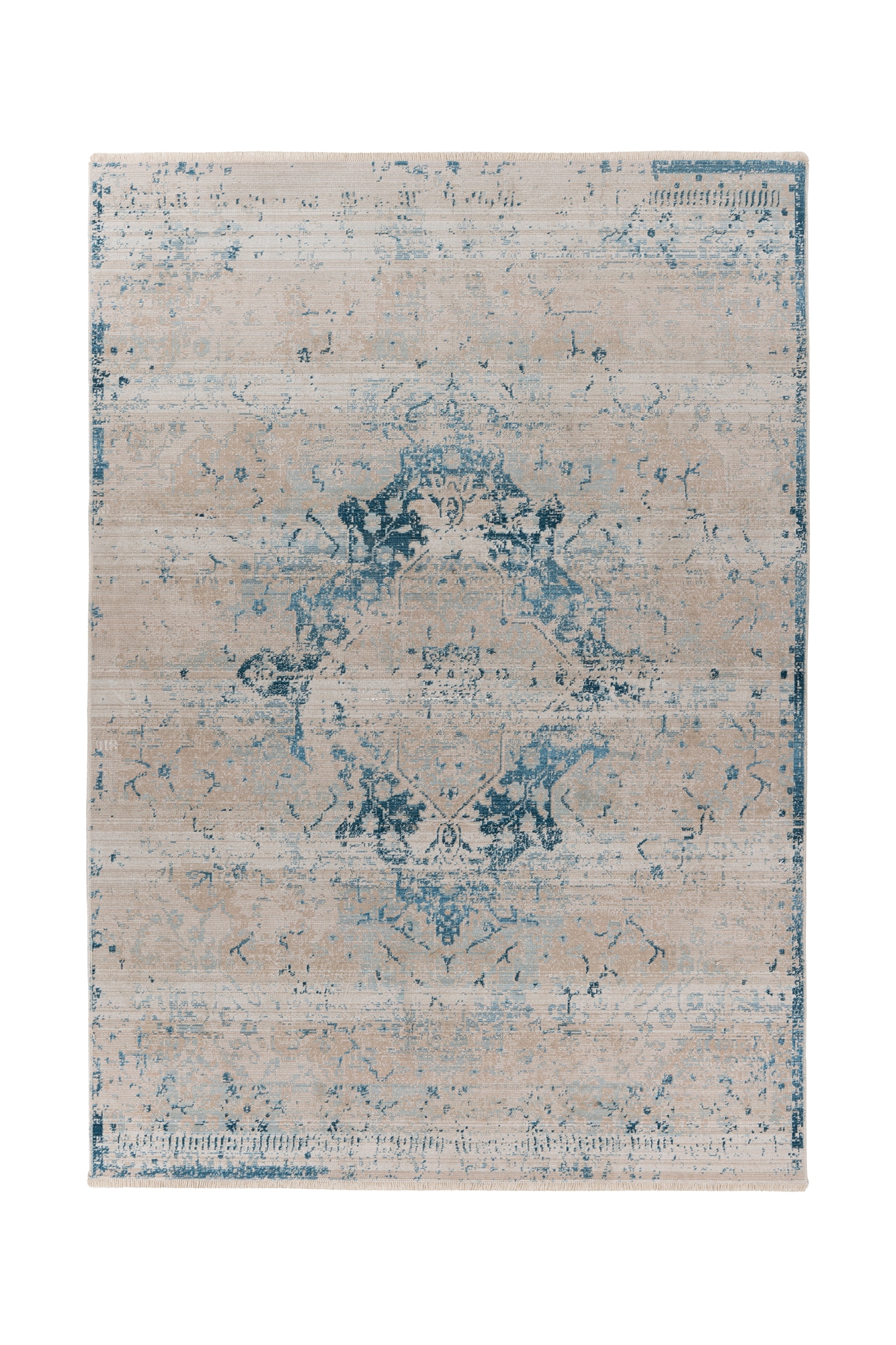 Kayoom Teppich »Milan 225« rechteckig 5 mm Höhe ca. 436.800 Points/qm, Kurzflorteppich, weiche Haptik, hochwertig