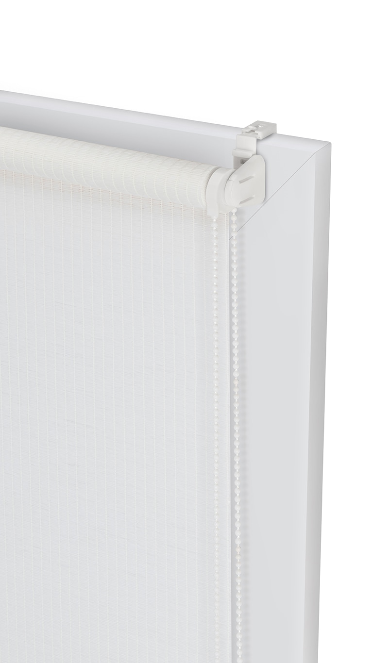 my home Store à enrouleur »LIYN« Lichtschutz ohne Bohren freihängend Trendiges Rollo in Naturoptik- NEUHEIT!