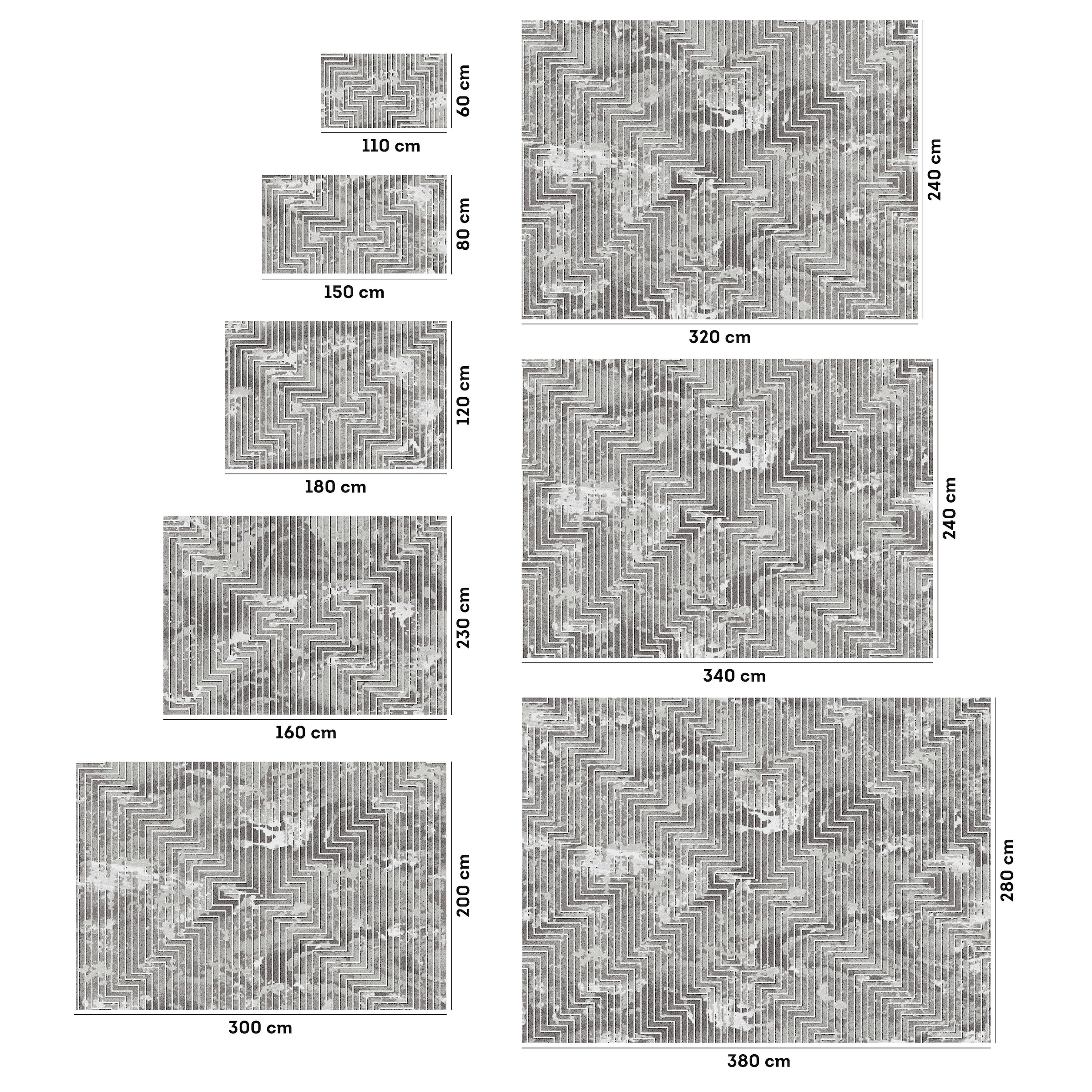 my home Teppich »Leiga, 3D-Effekt, leichter Glanz, Scandi-Look« rechteckig 8 mm Höhe Kurzflor, Wohnzimmer, Esszimmer, Schlafzimmer