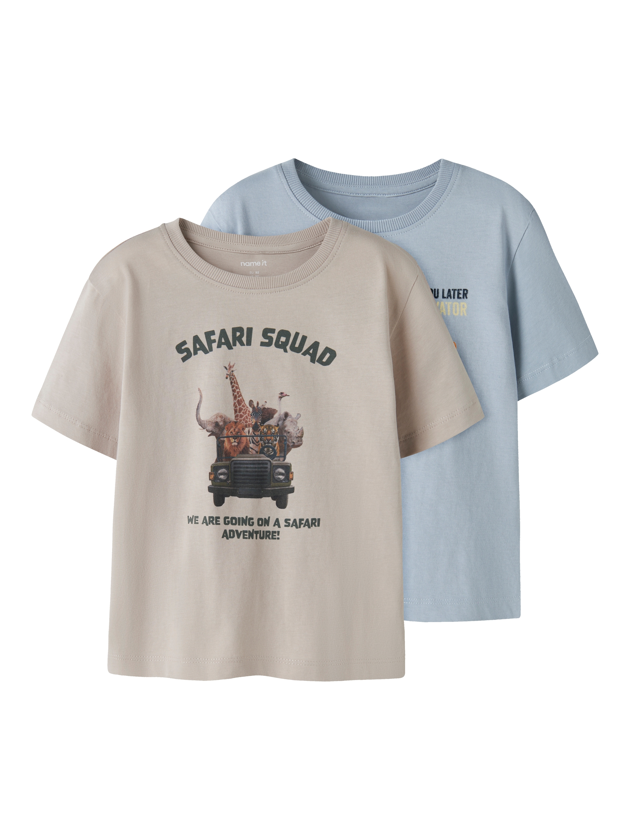 Name It T-shirt »NMMVOTO 2P SS NREG TOP« Paquet, 2 coton, coupe régulière