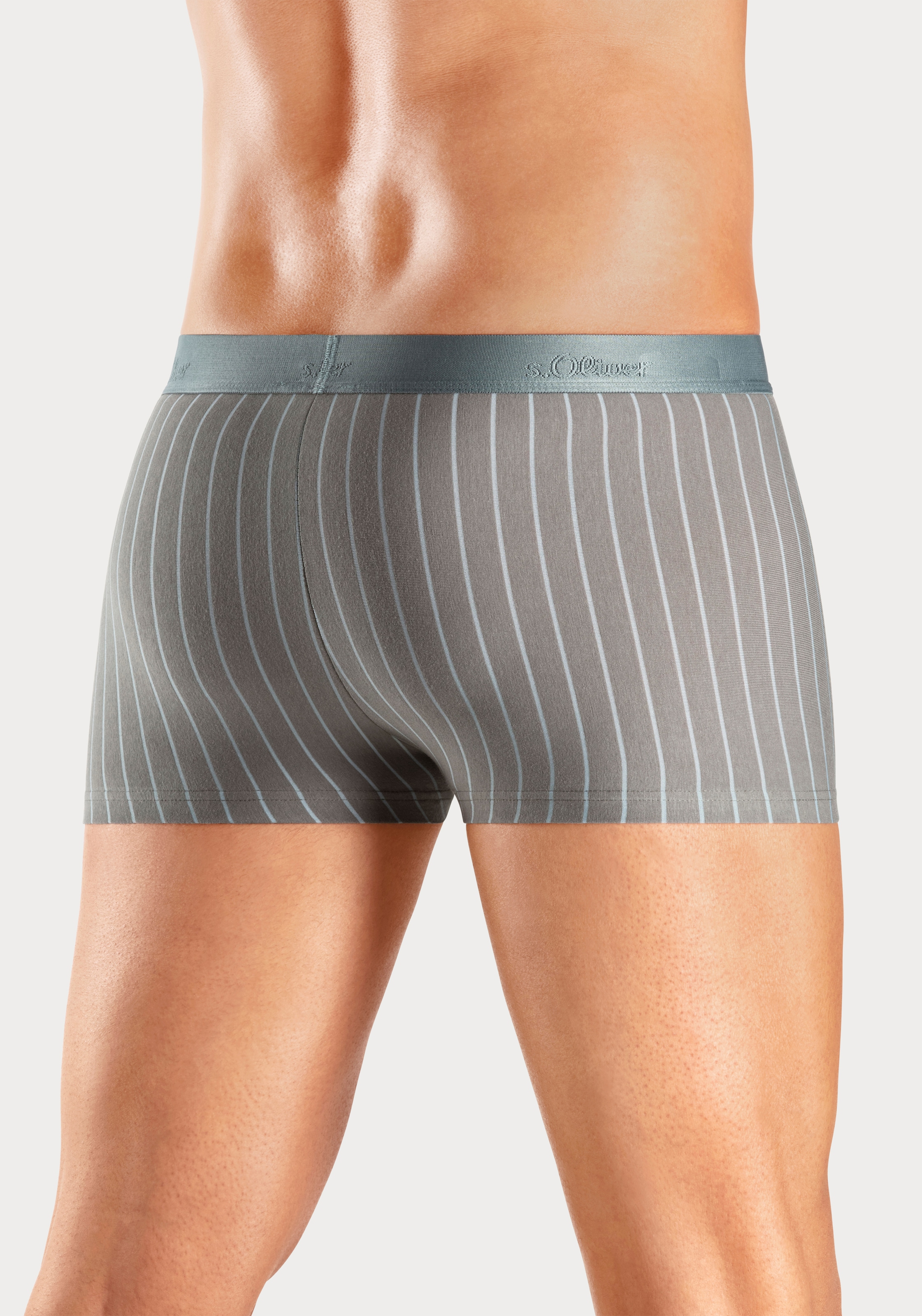 s.Oliver Hipster, 3 Stk. Mit Glanz-Logo-Webbund