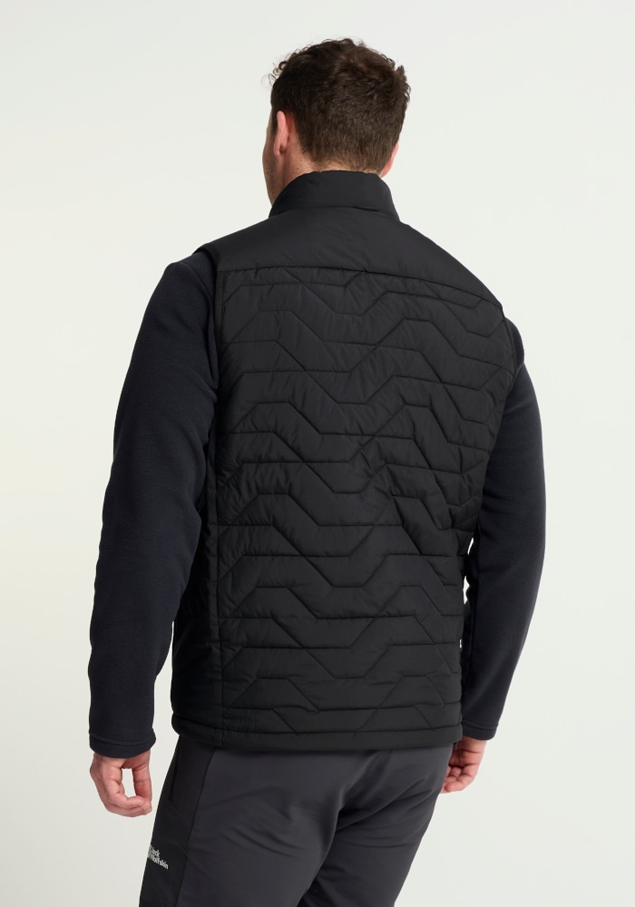 Jack Wolfskin Gilet fonctionnel »FLEXTREK INS VEST M« pour la randonnée, style sportif, en polyester, léger