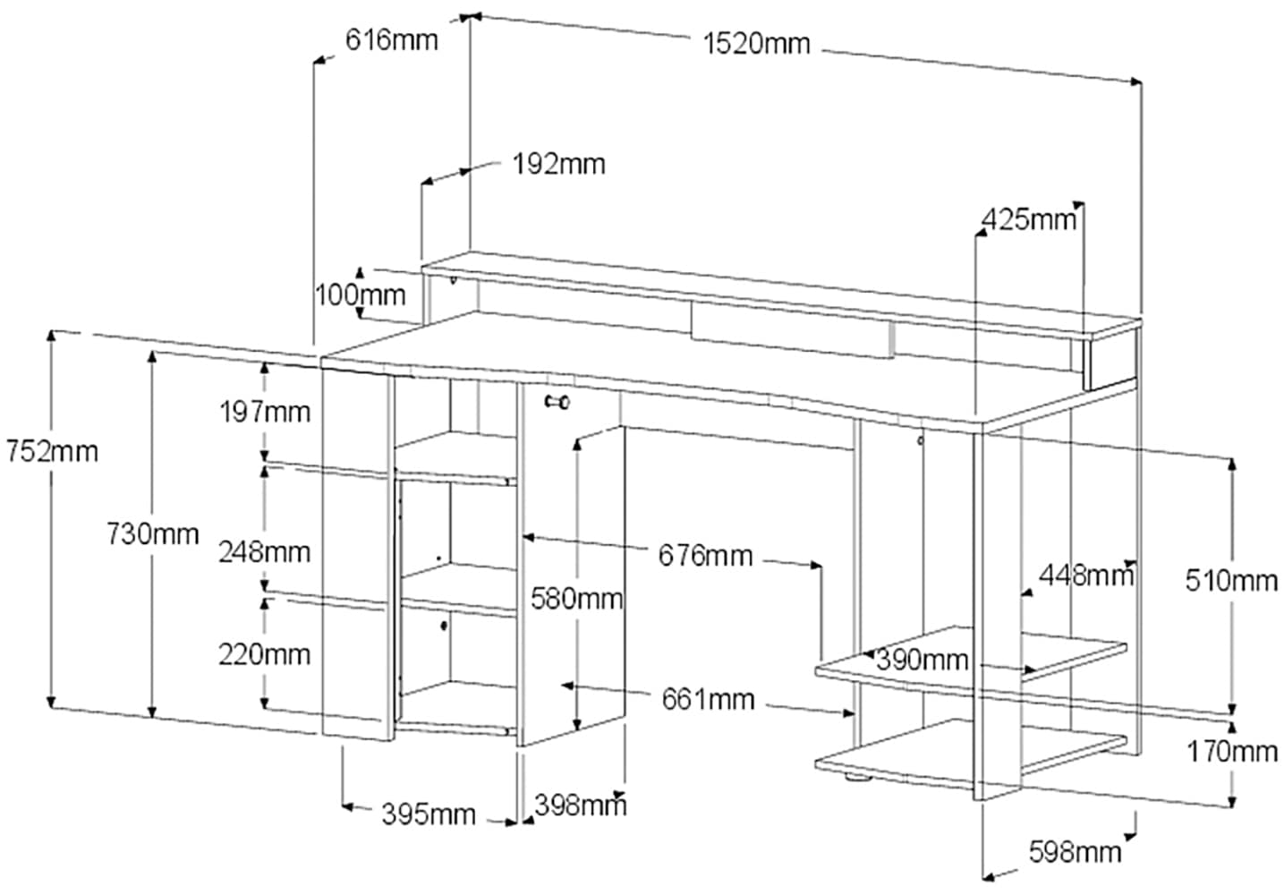 Parisot Mehrzweckschrank-Set »Parisot Meta 11« Komplett-Set, 3-teilig, 3 Stk. tlg.