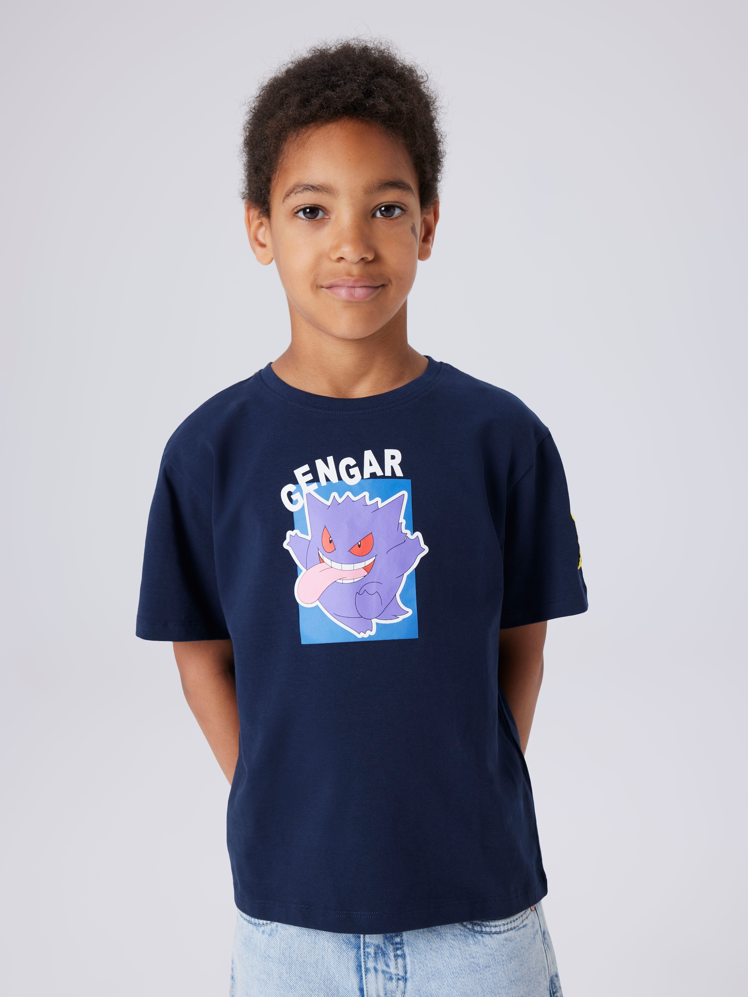 Name It T-shirt »NKMJEB POKEMON SS NREG TOP BOX NOOS SKY« mit Front- und Rückendruck