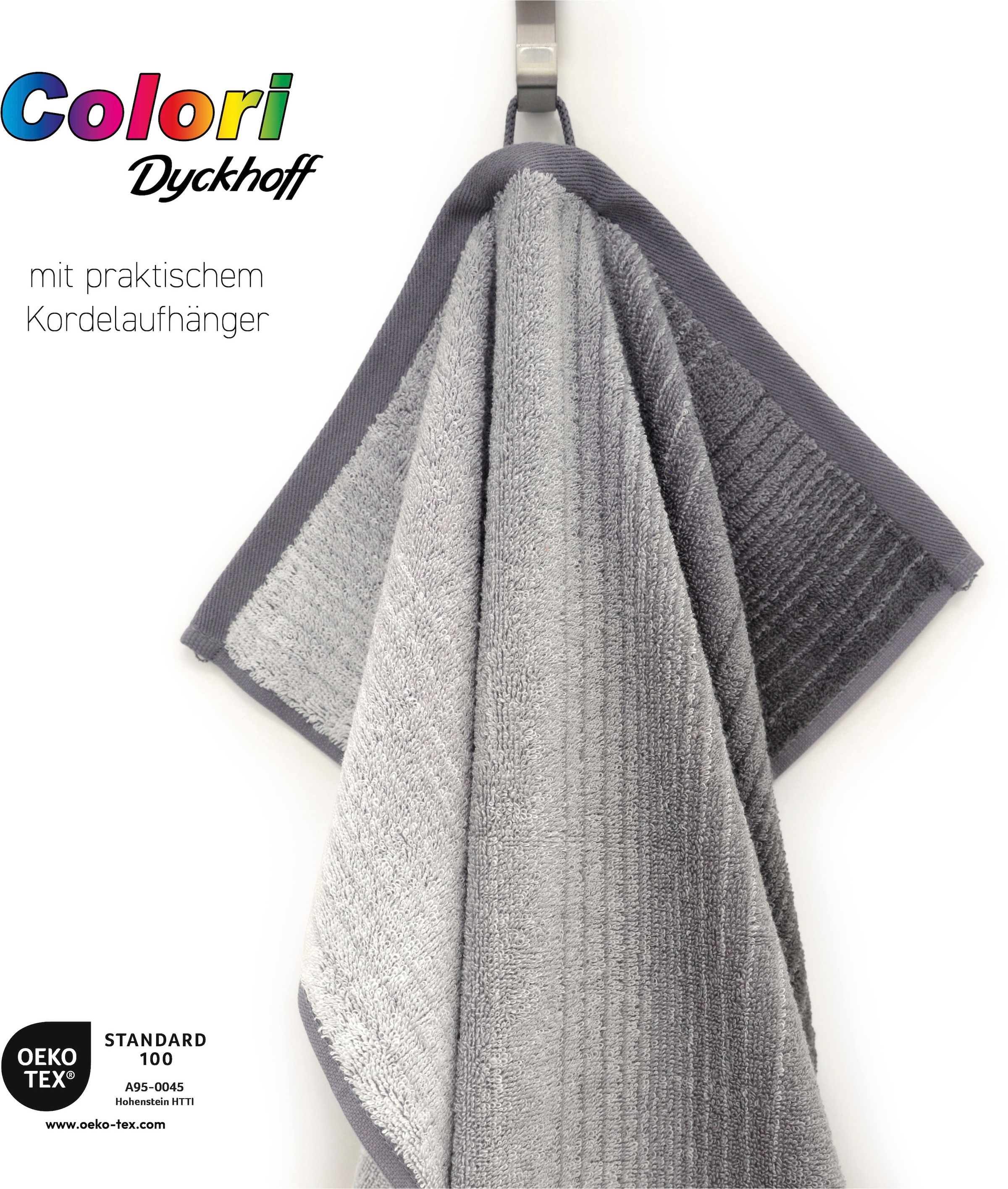 Dyckhoff Serviette de plage »Colori« mit Farbverlauf