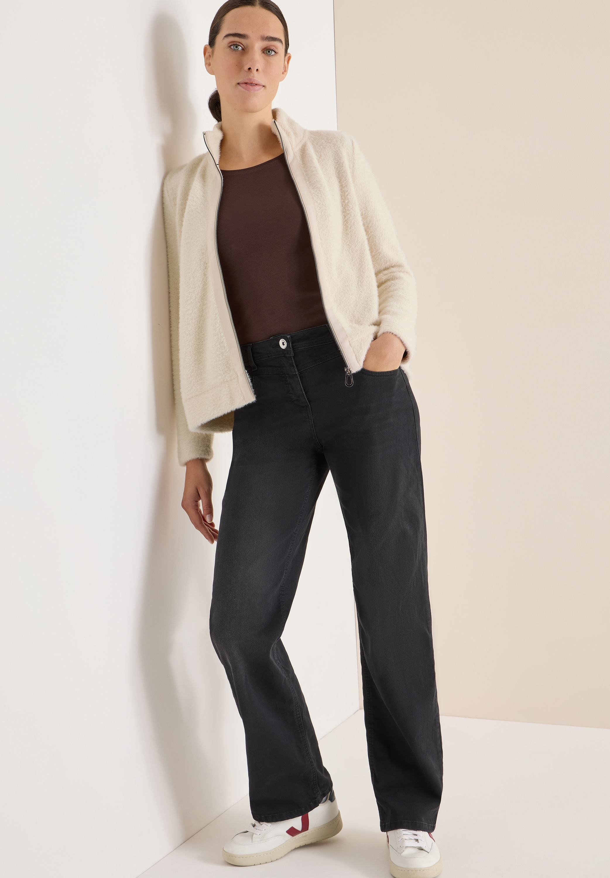 Cecil Veste en tricot mit Taschen