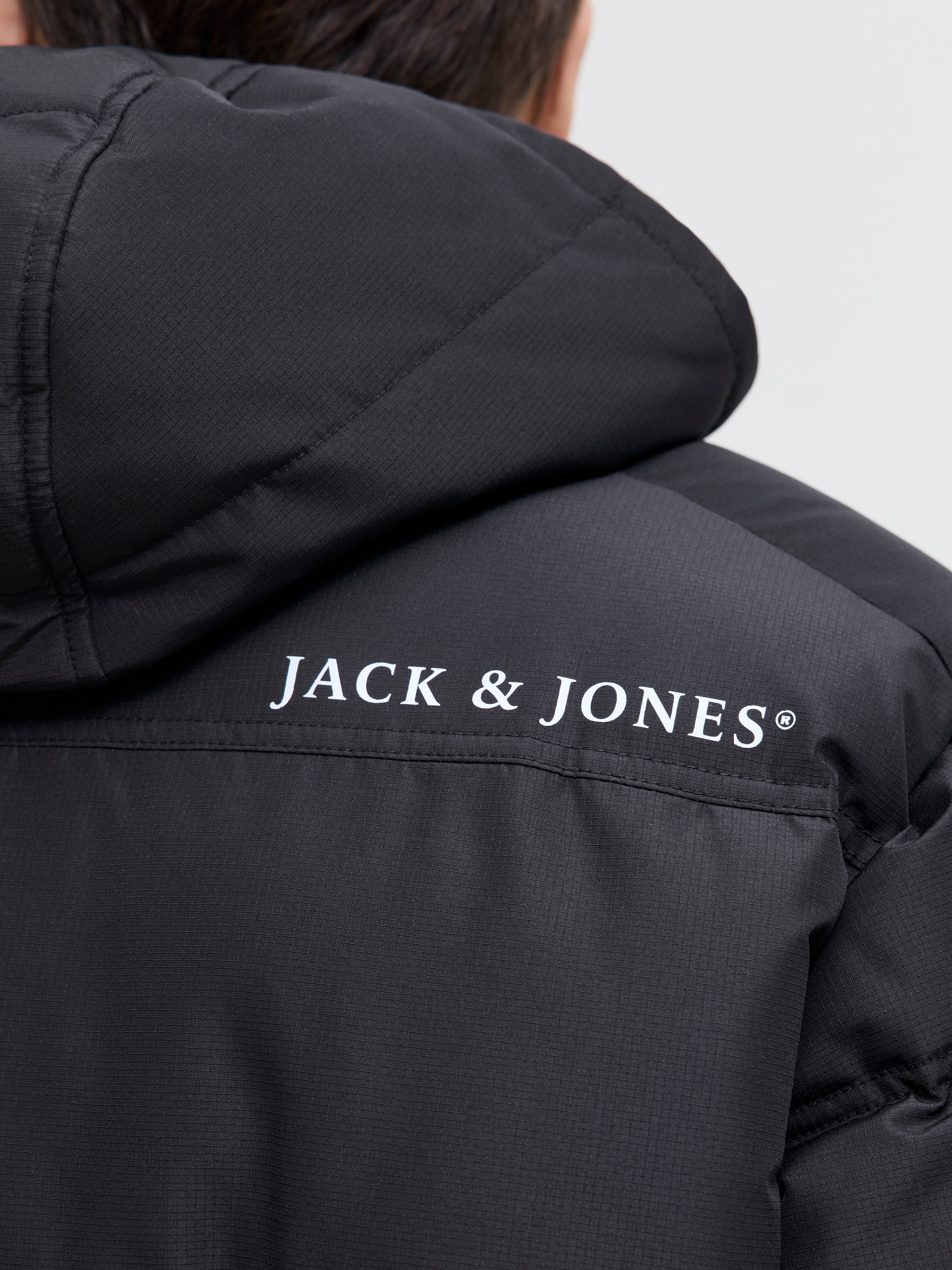 Jack & Jones Steppjacke »JJMORGAN PUFFER JACKET« mit Kapuze