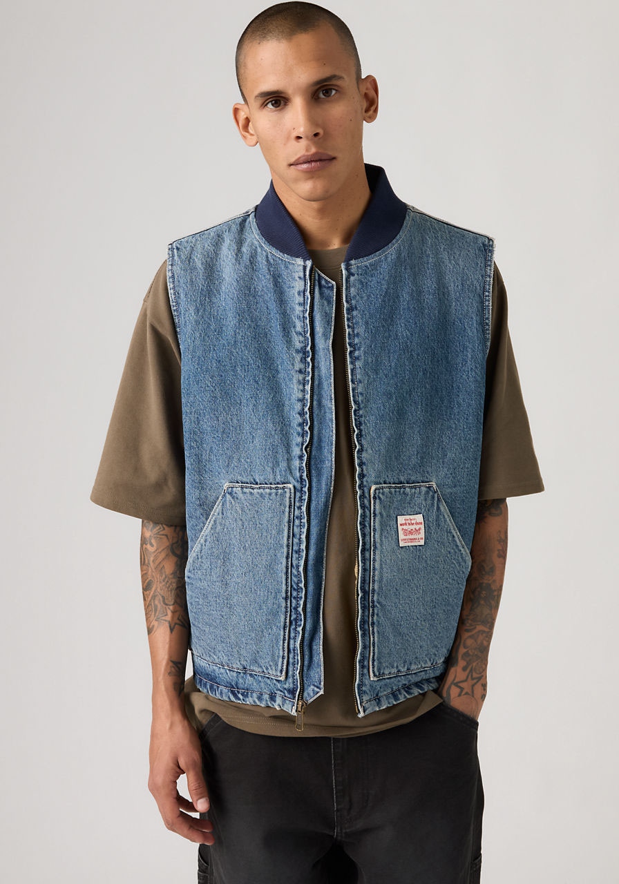 Levi's® Gilet en jean »SANSOME« mit Reissverschluss