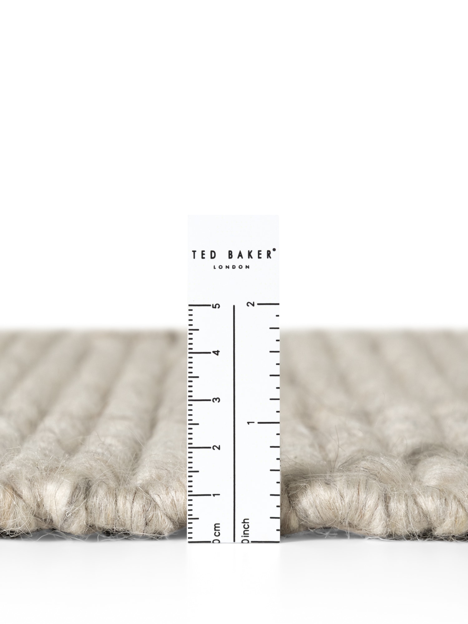 Ted Baker Wollteppich »Parker« rechteckig 7 mm Höhe Wolle, Natur, Handgewebt, Wohnzimmer, Schlafzimmer, Boho, Skandi