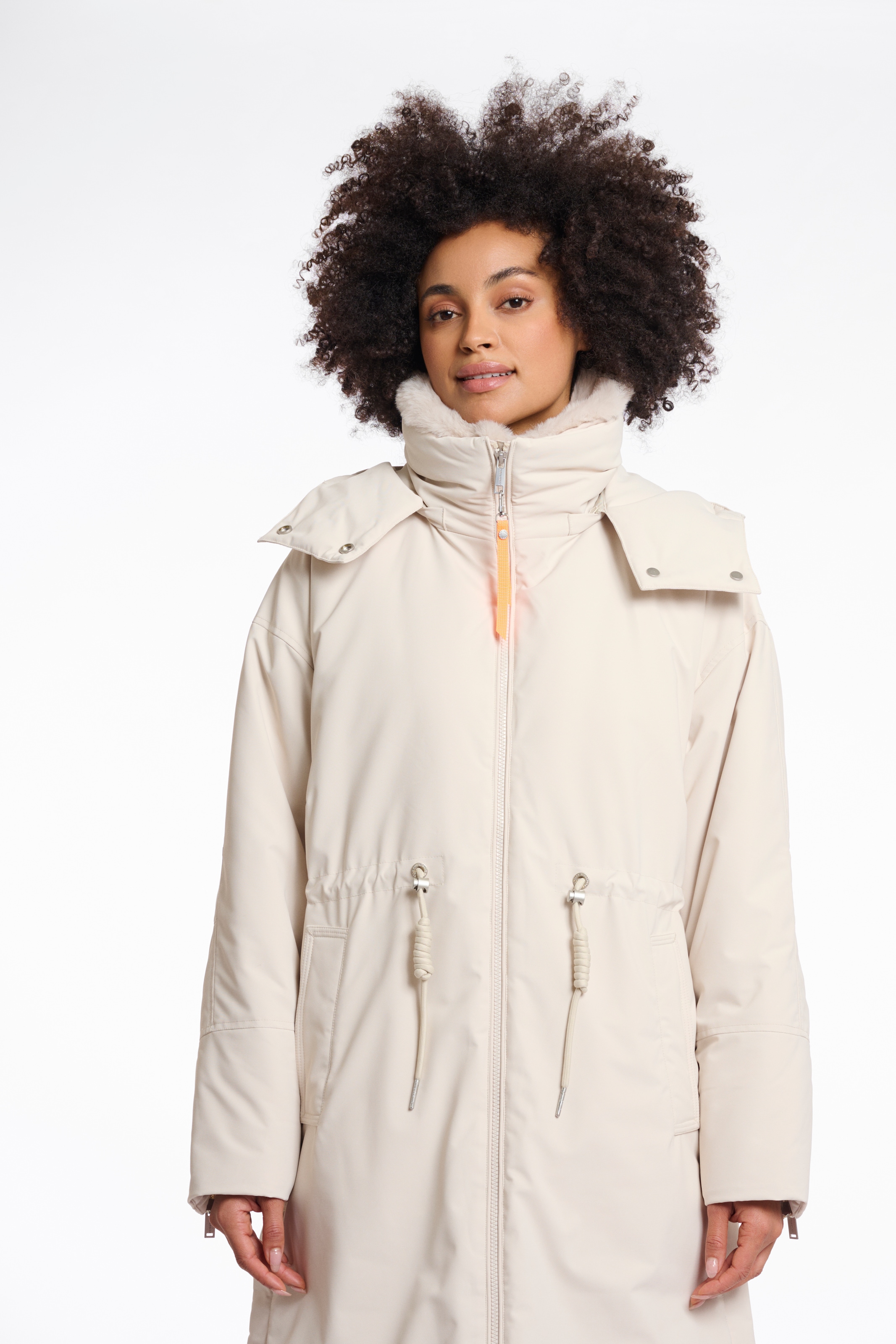 Rino & Pelle Outdoorjacke »QUINTE« mit Kapuze mit Kapuze und Kordelzug an der Taille