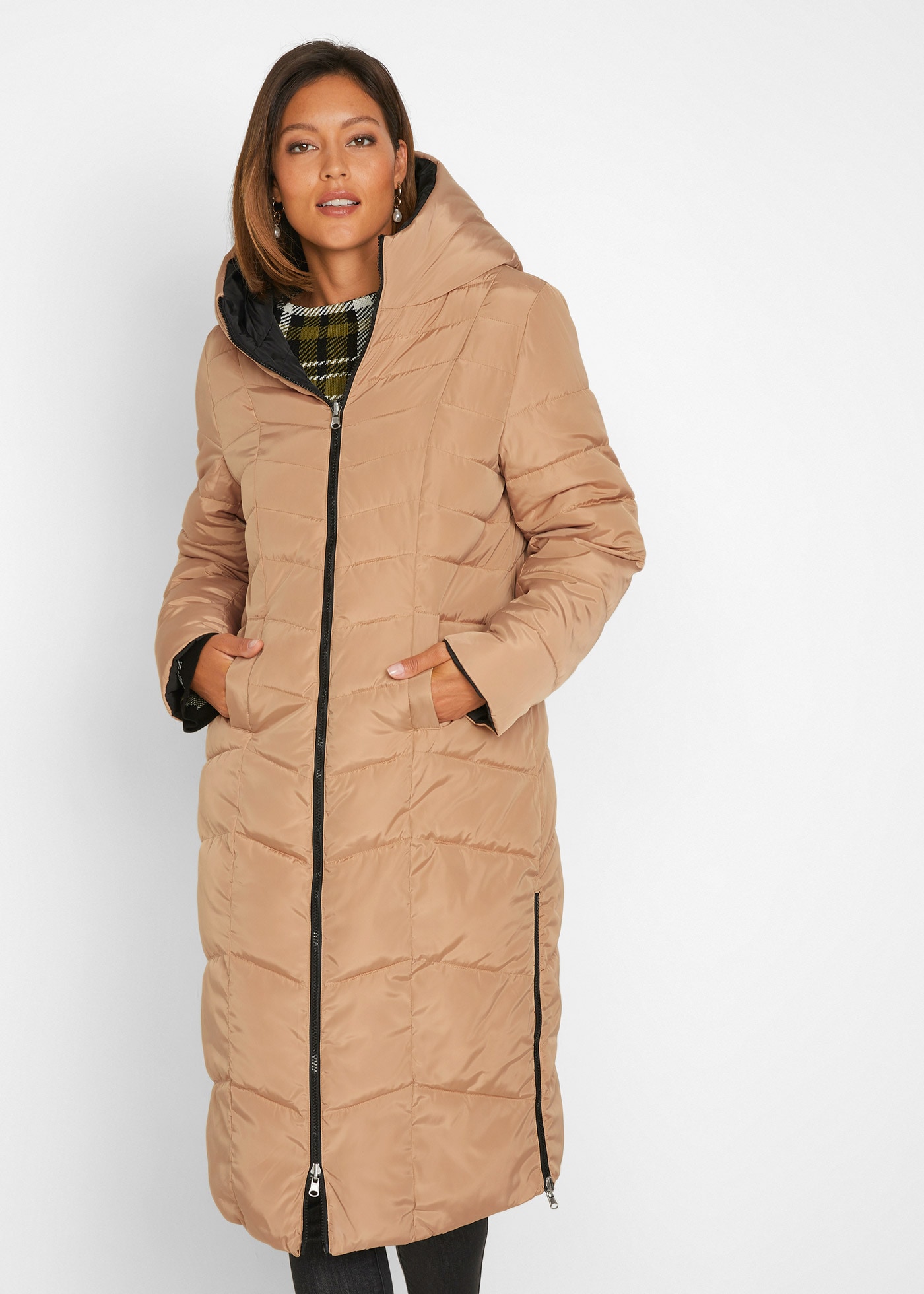 bonprix Manteau matelassé aus Polyester, mit Polyesterfüllung und Ärmelfutter
