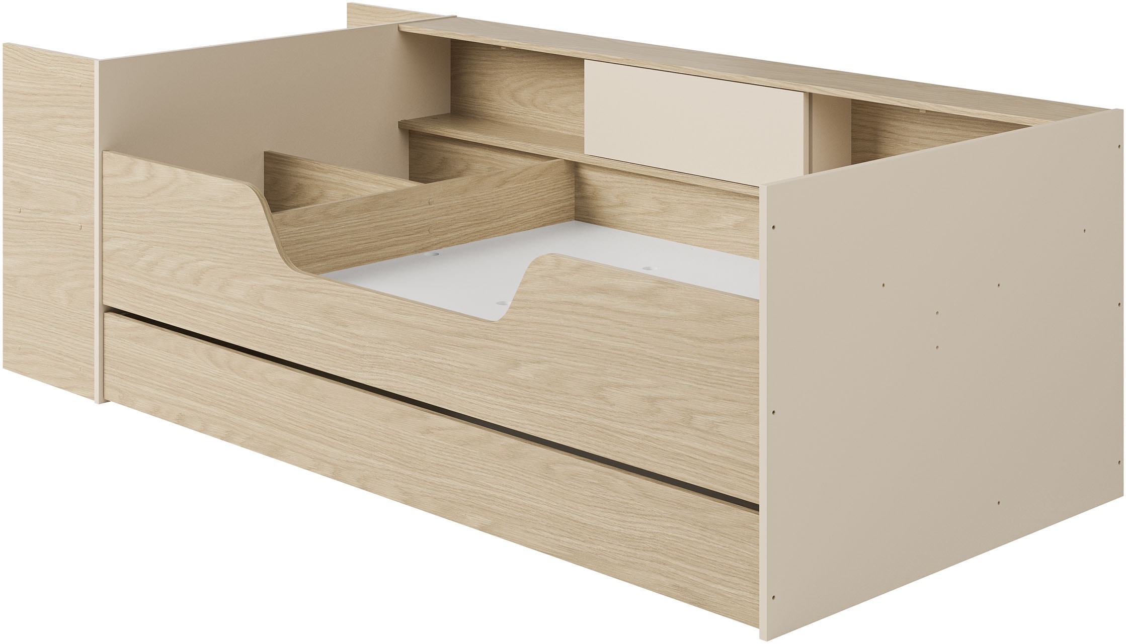 Gami Stauraumbett »BAYA« Ein Bett, das mit Ihrem Kind mitwächst !