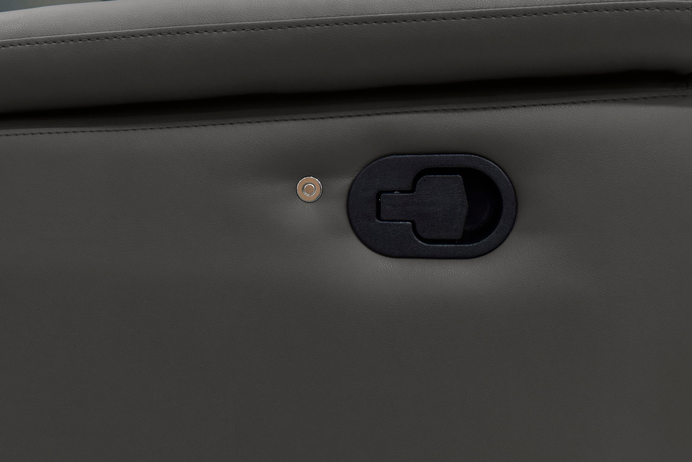 Home affaire 2-Sitzer »Pareli 172cm, manuelle u. elektr. Relaxfunktion« USB, Kopfteil-Verstellung, LED, in Echtleder, Kunstleder, Web