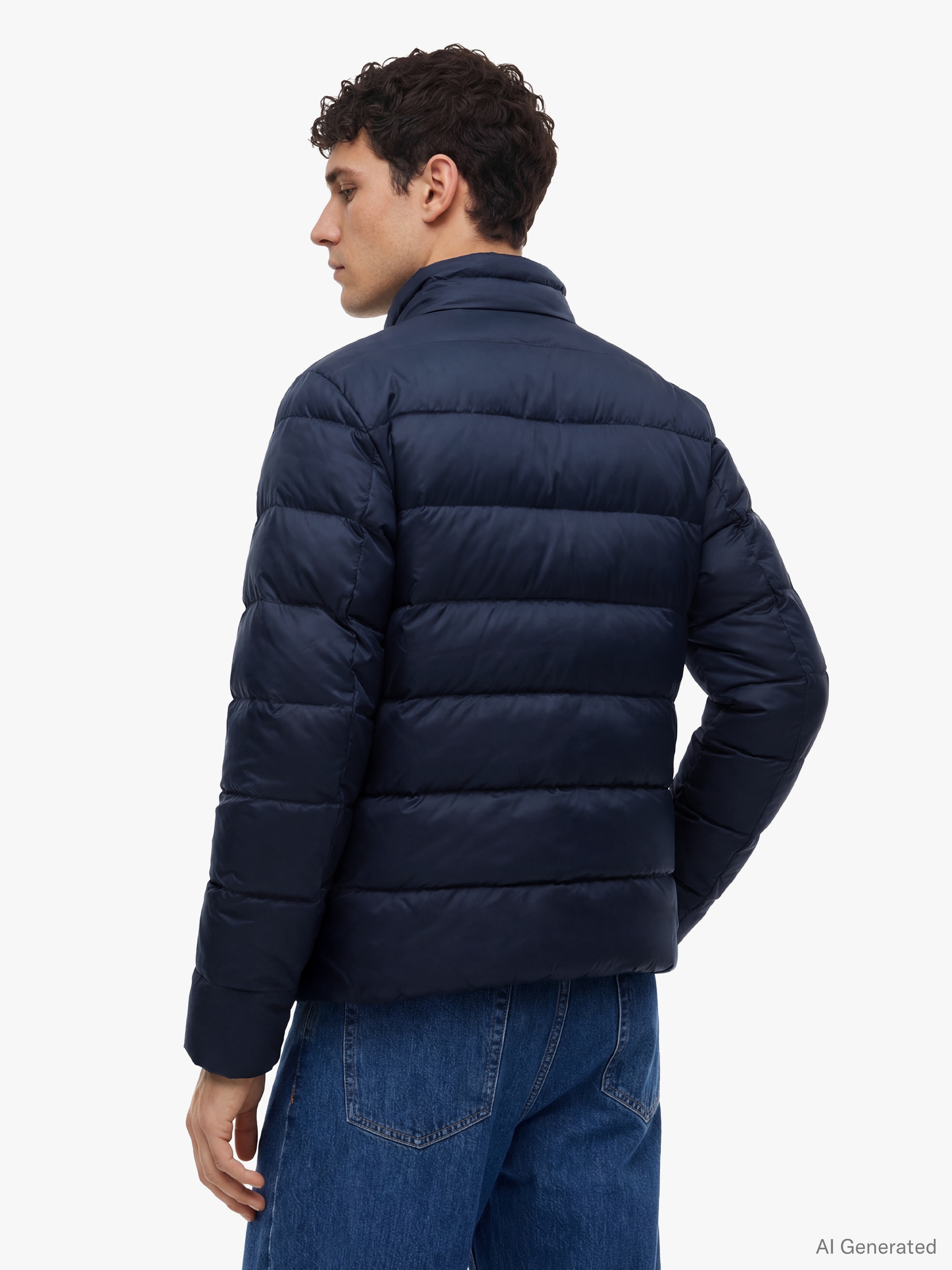 Tommy Jeans Veste matelassée »LIGHT DOWN PACKBL JACKET« sans capuche coupe régulière avec col montant, rembourré de duvet