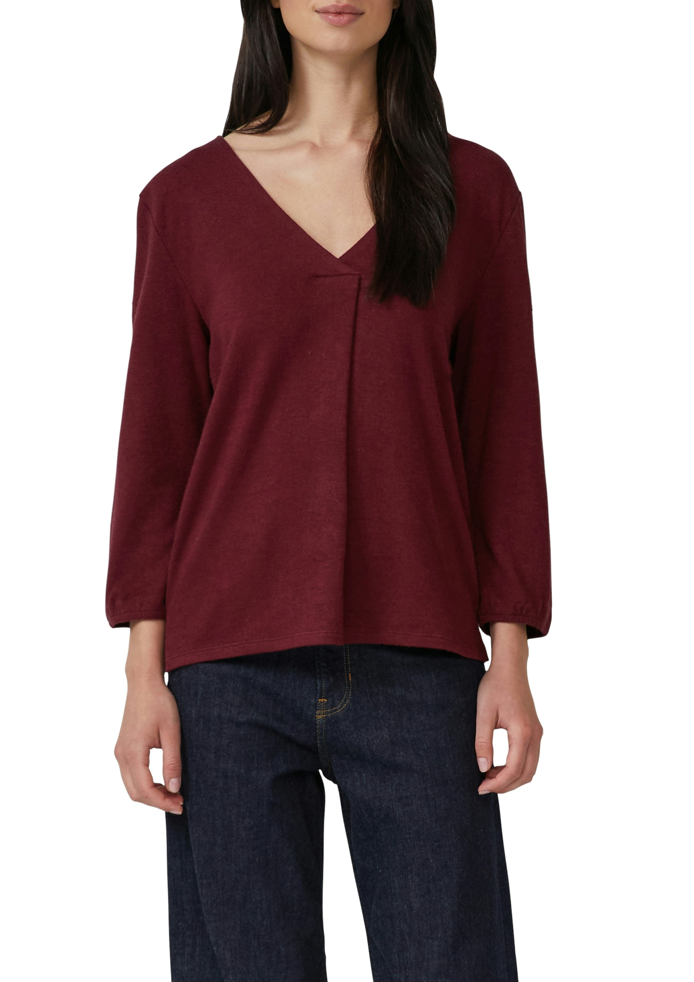 s.Oliver 3/4-Arm-Shirt mit V-Ausschnitt