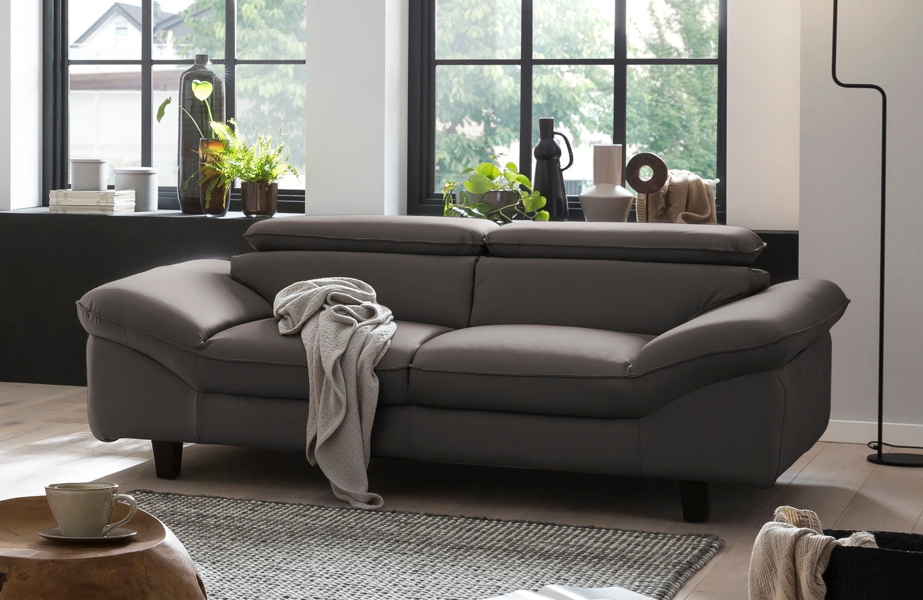 Home affaire 3-Sitzer »Pilot« Big-Sofa mit Kopfteilverstellung