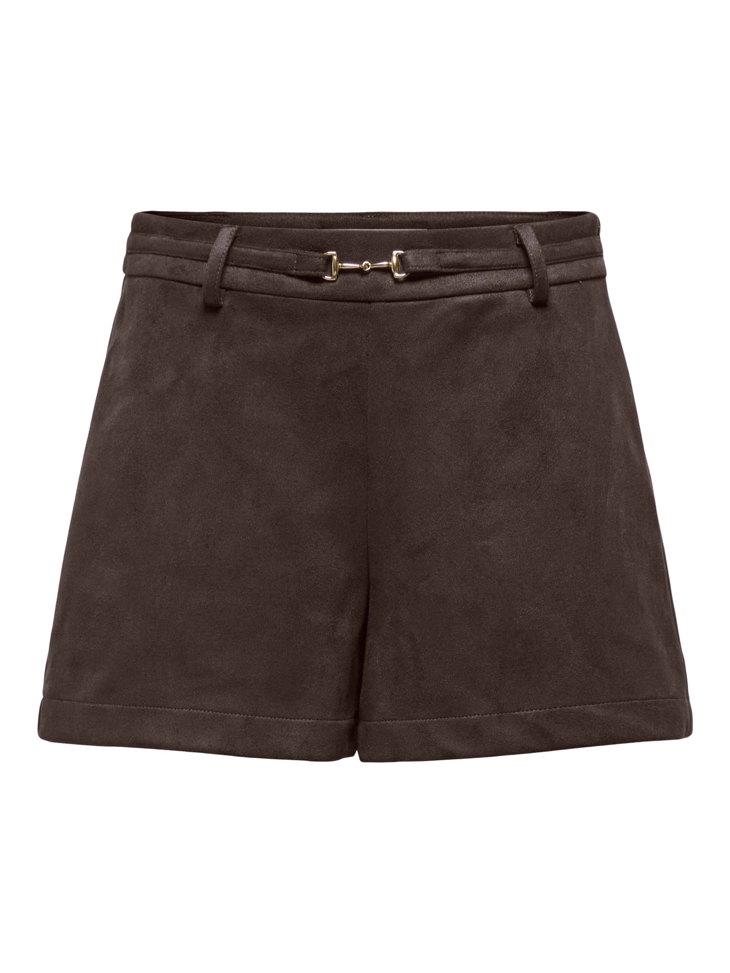 ONLY »ONLMIRA MW FAUX SUEDE SHORTS CC PNT«  Materialmix, regular fit